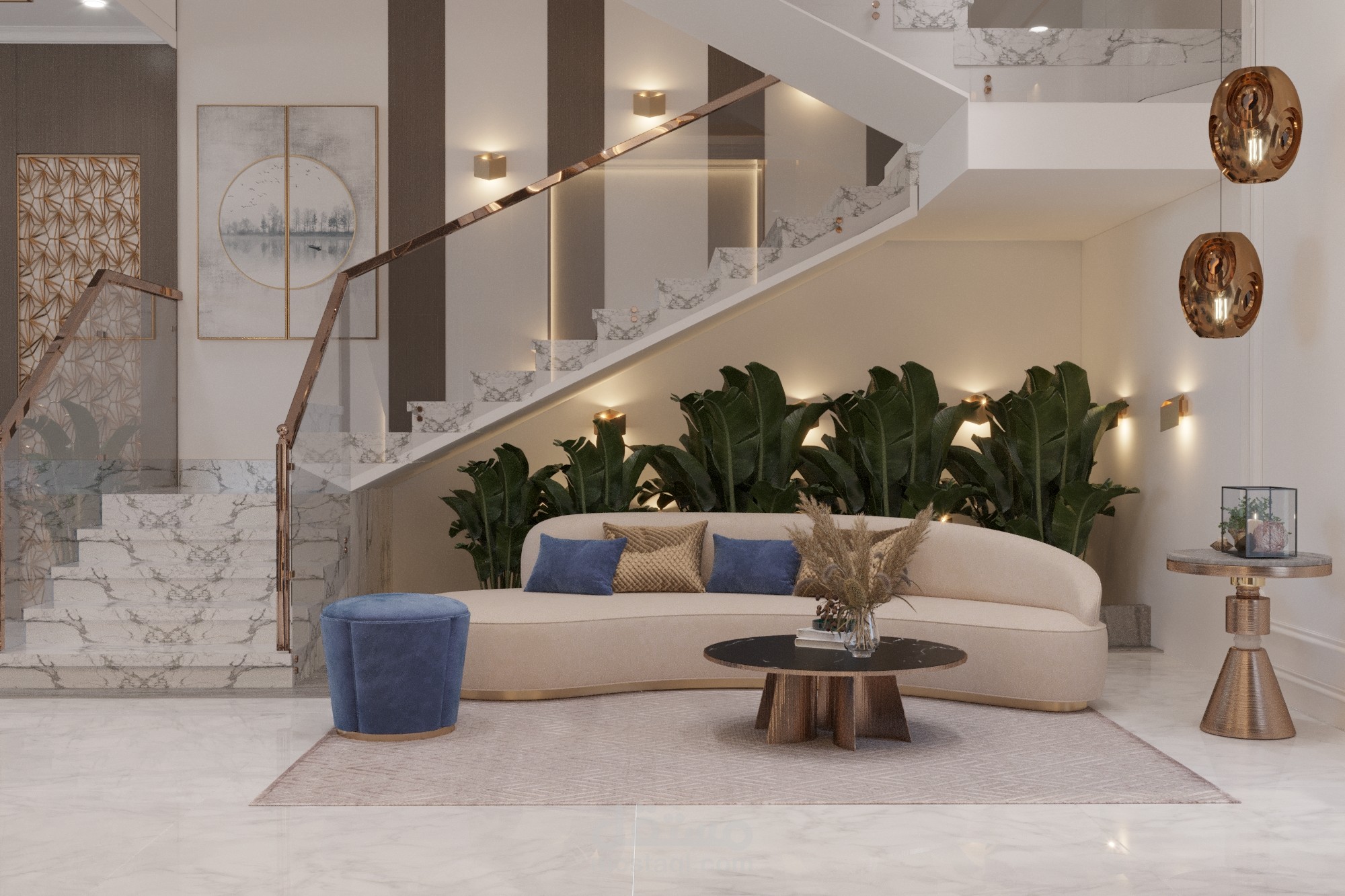 جلسة بتصميم معاصر