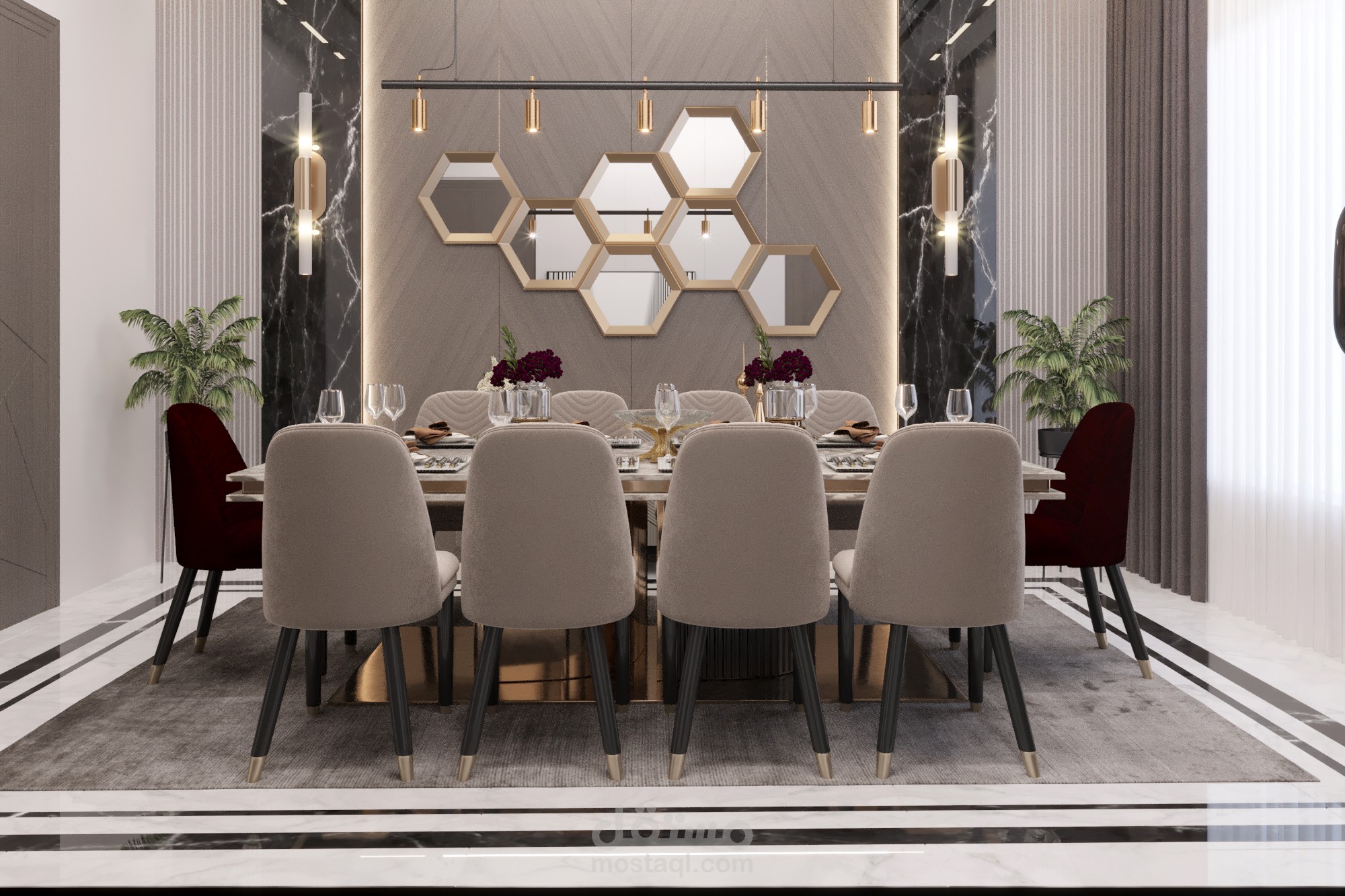 تصميم غرفة طعام