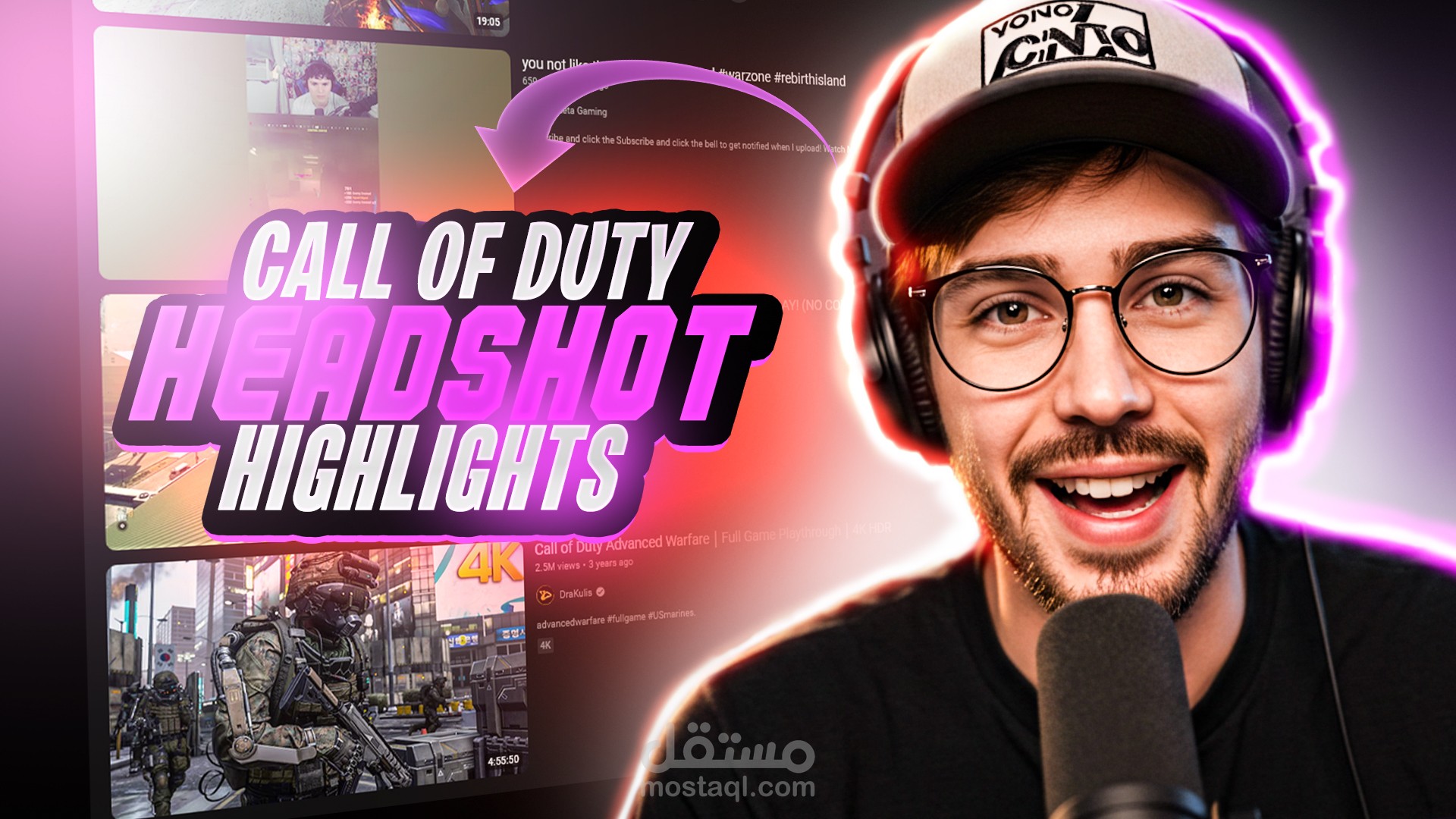 صورة مصغرة جيمينج احترافية لمحتوى إنجليزي!