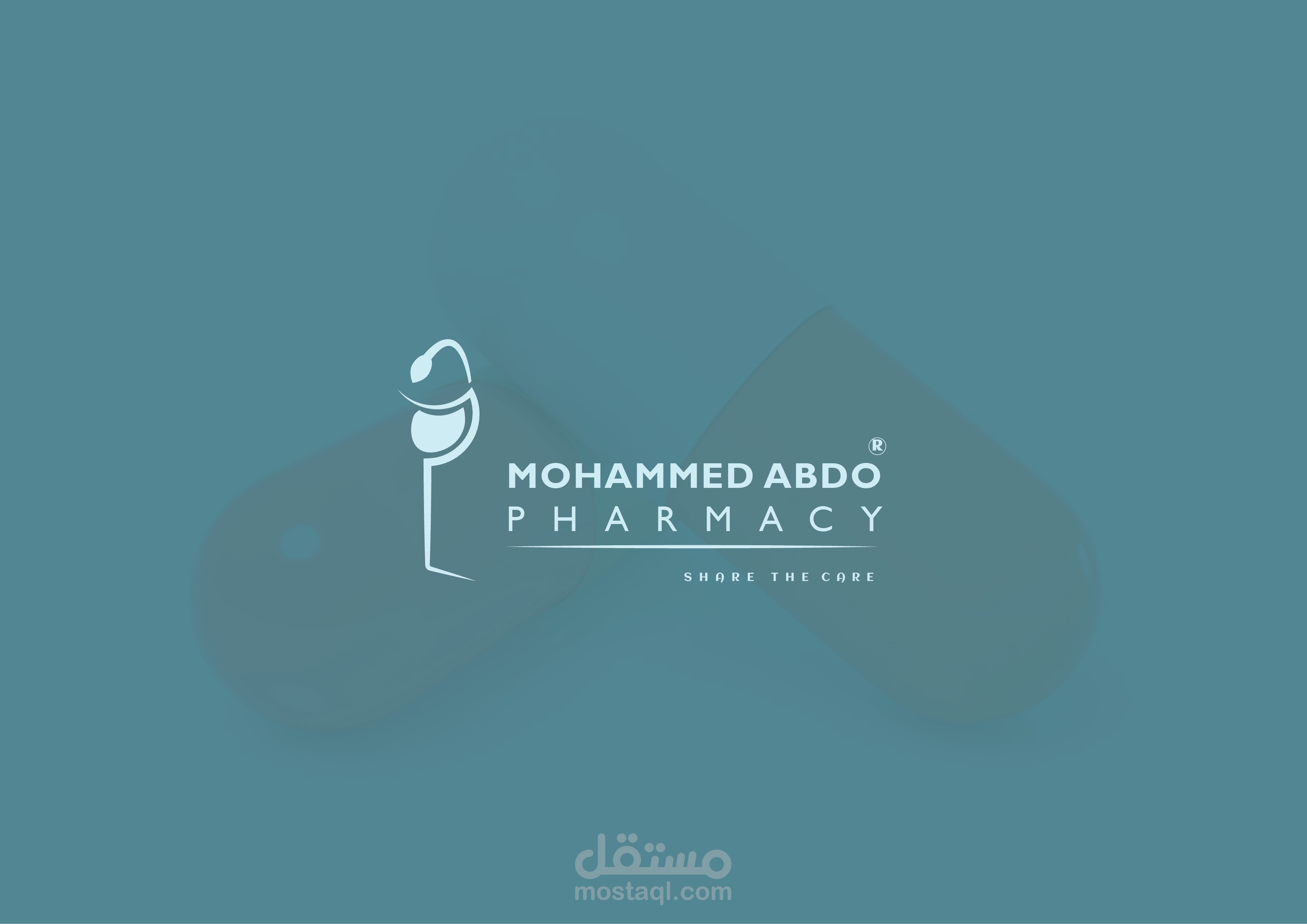 تصميم شعار لصيدلية 2D