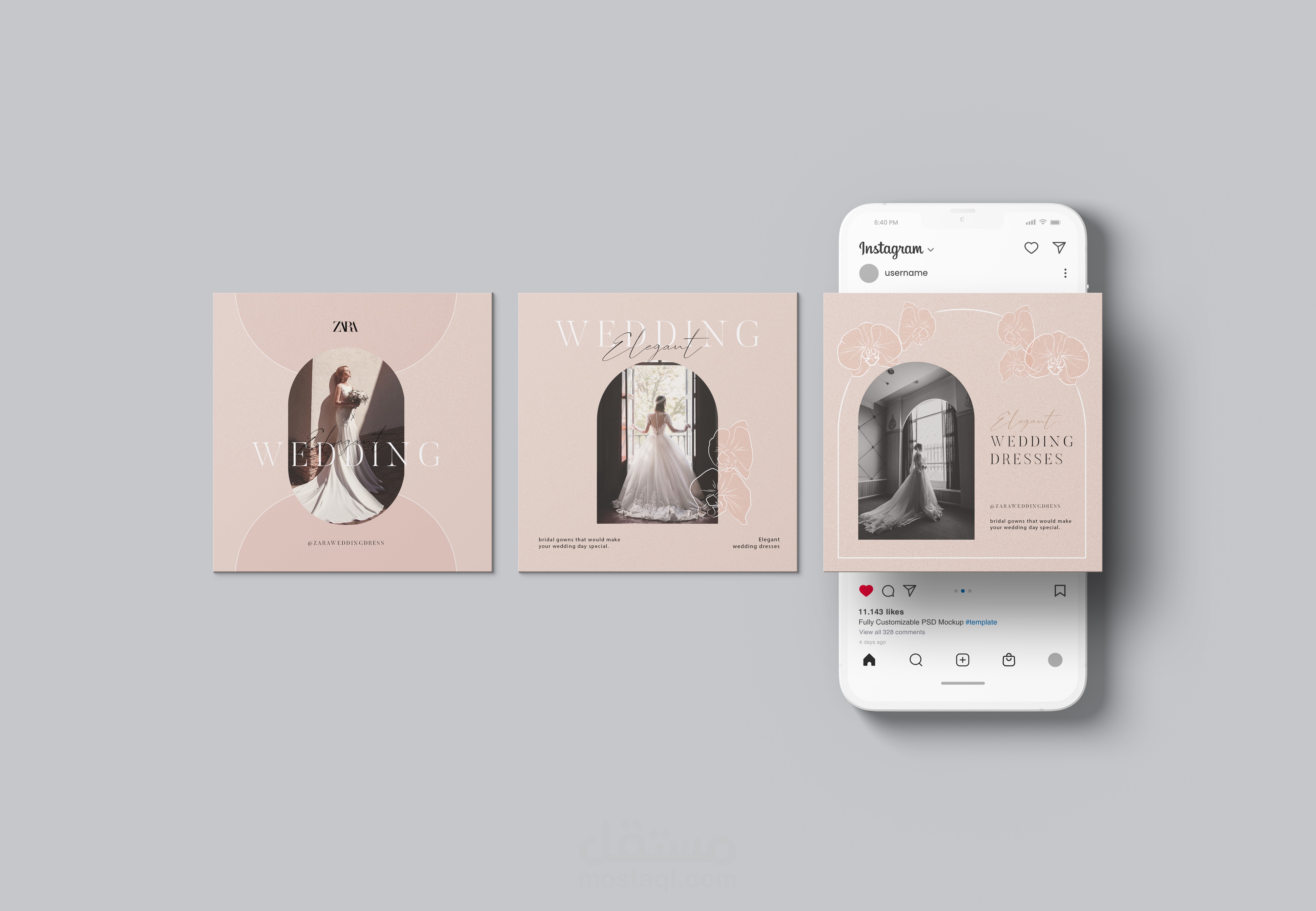 تصميم منشورات سوشيال ميديا كاروسيل