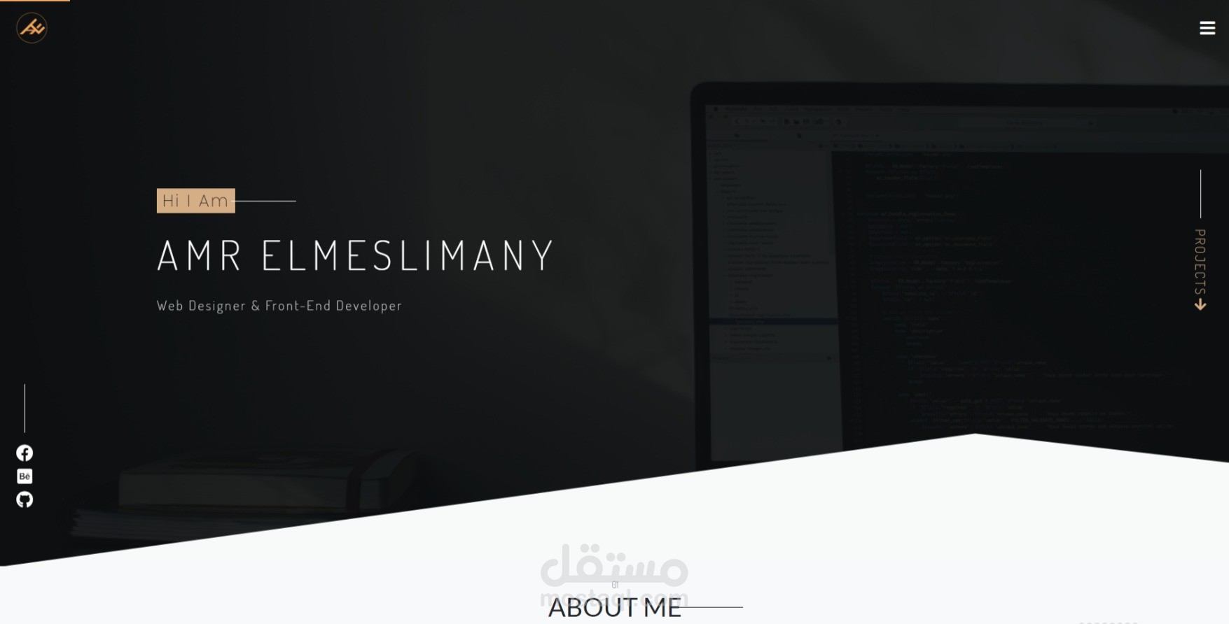 موقع لعرض اعمالك (portfolio)