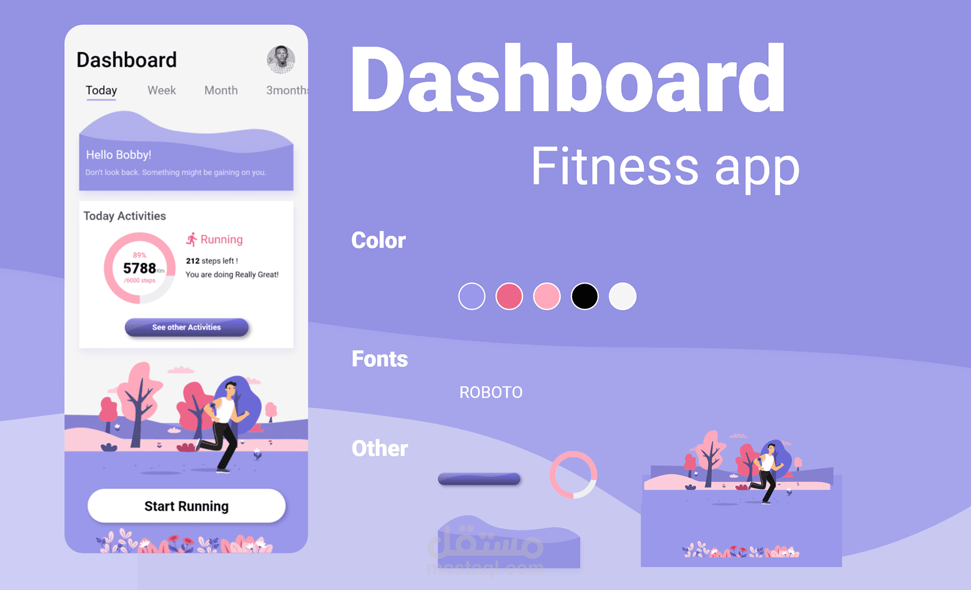 Dashboard Fitness App