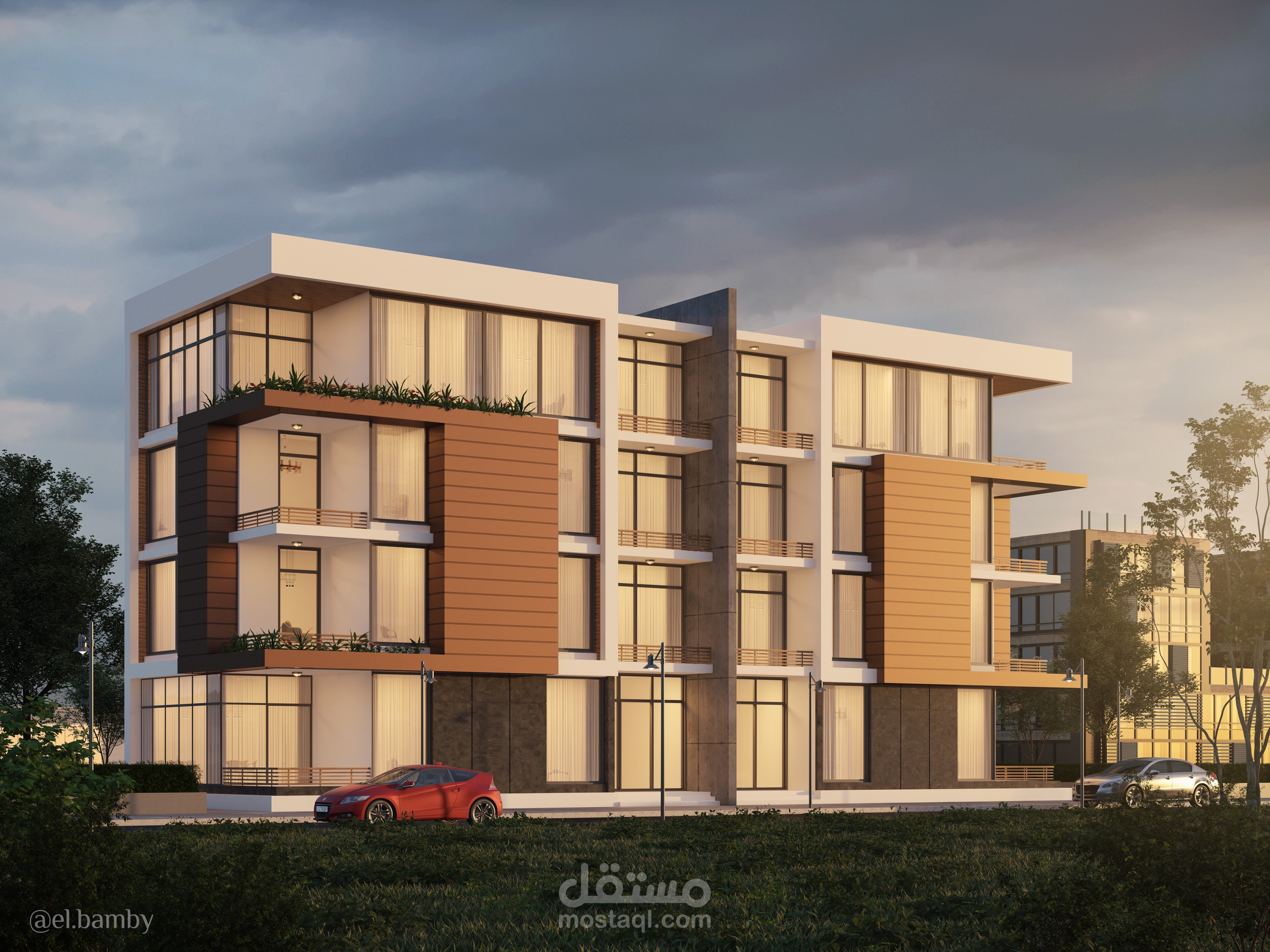 واجهة مبنى سكني