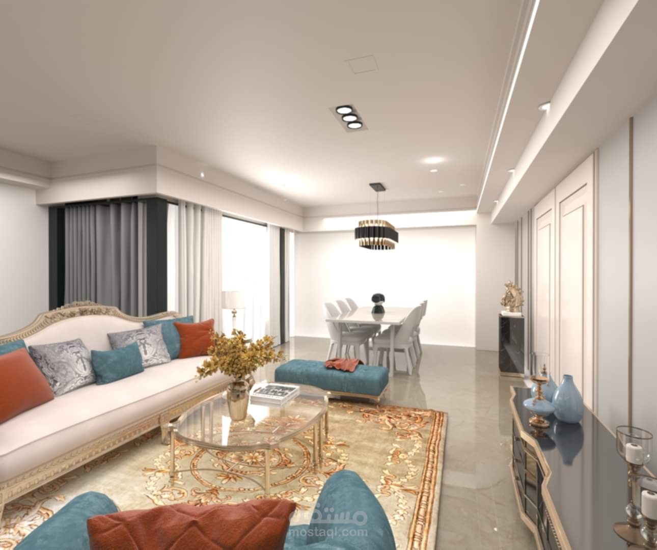 تصميم داخلي لريسيبشن