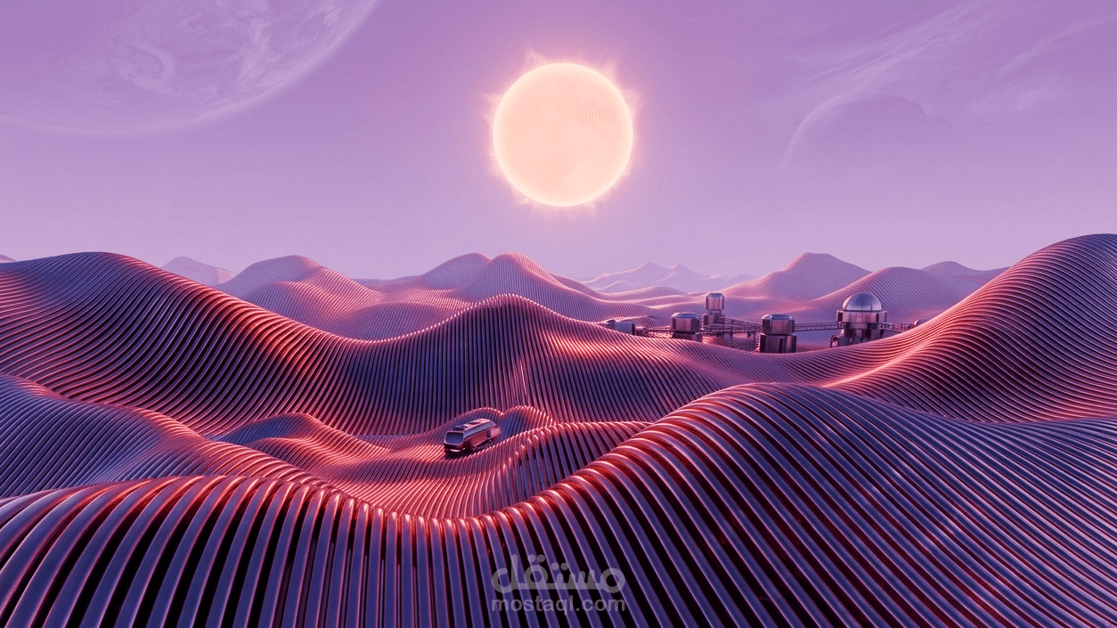 تصميم خلفيات مستقبليه او لوحات جاهزه للطباعه للديكور او اي عمل فني او واجه