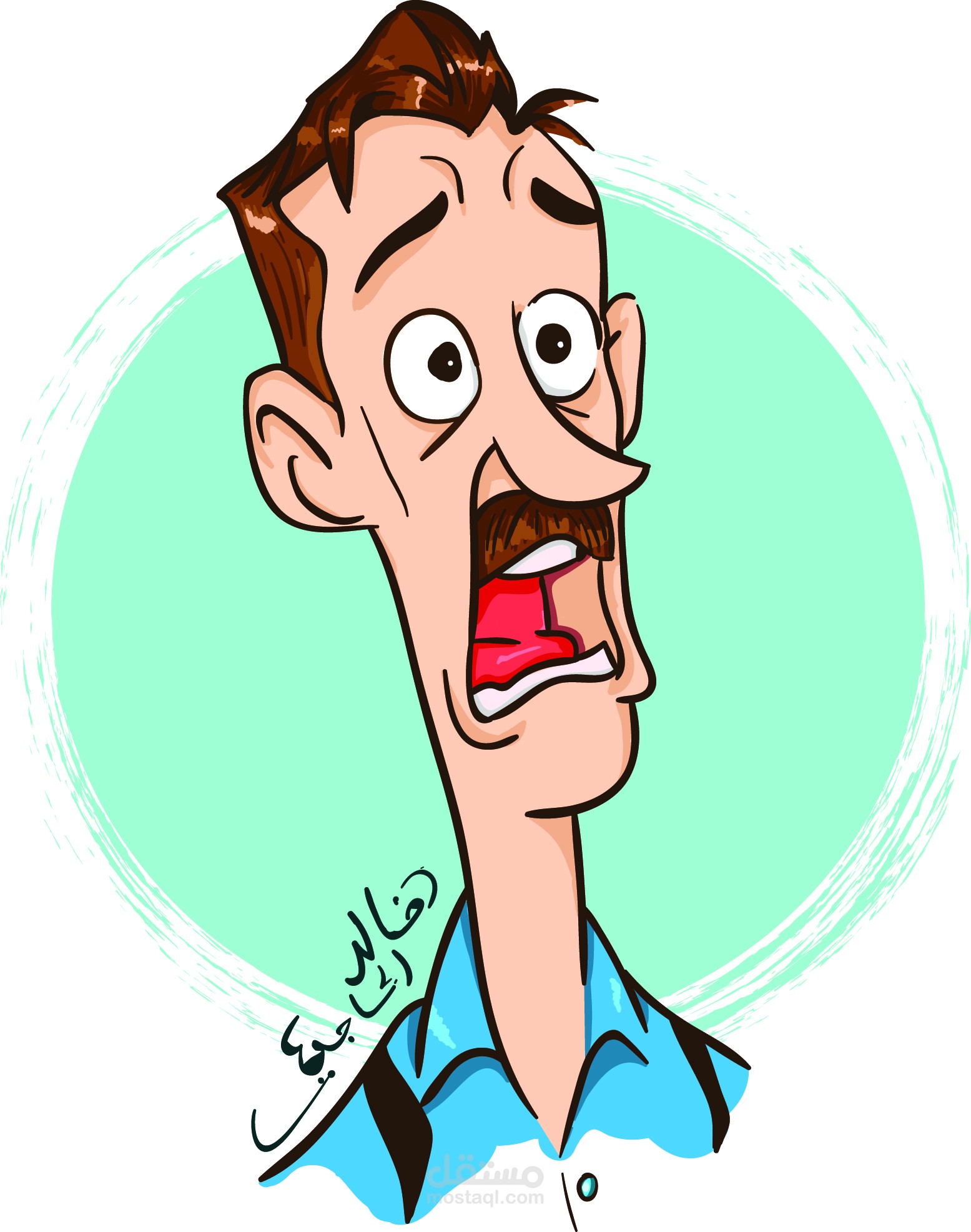 رسم شخصيات كارتونية