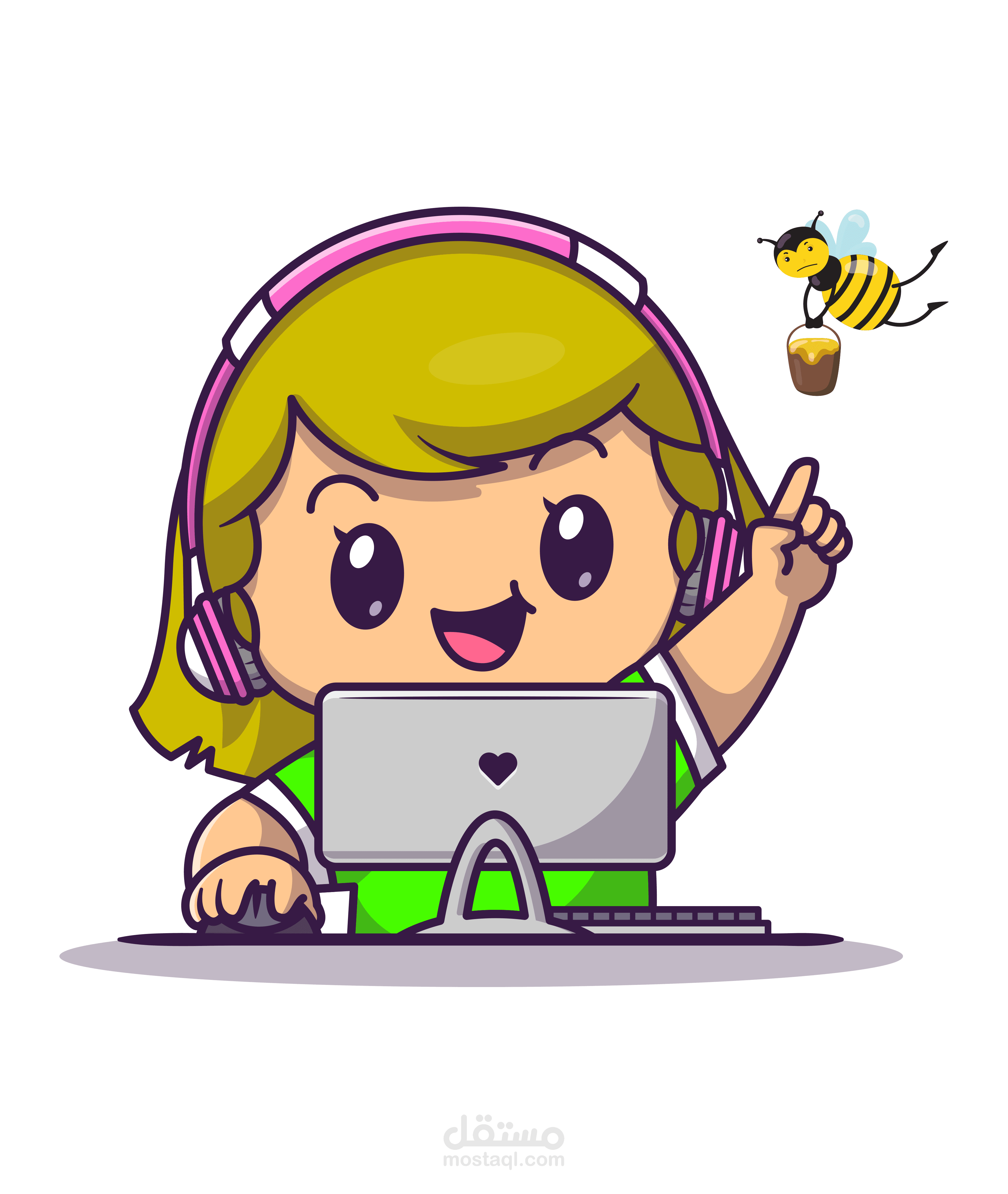 تصميم شخصية vector