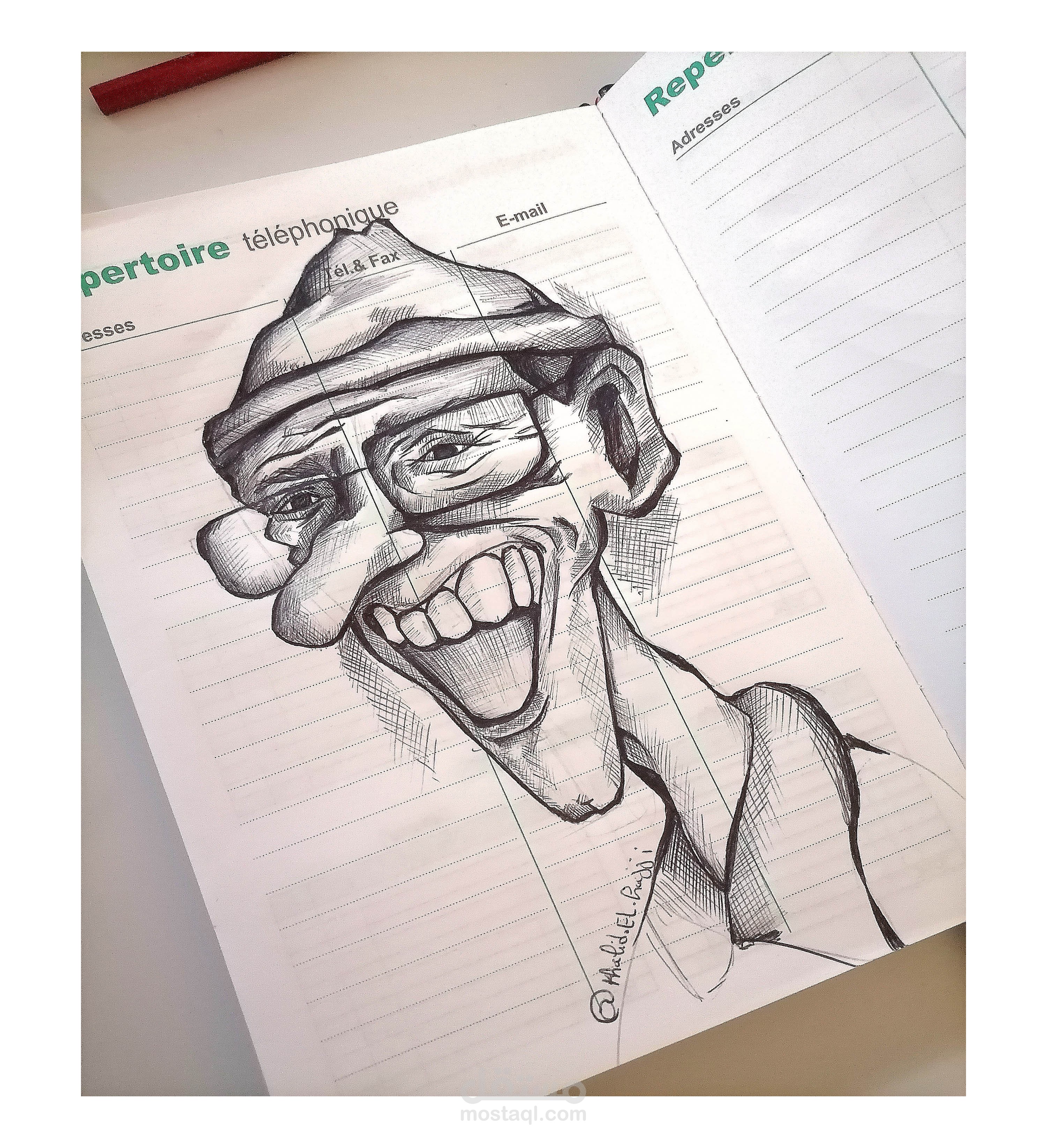 رسم يدوي بسيط