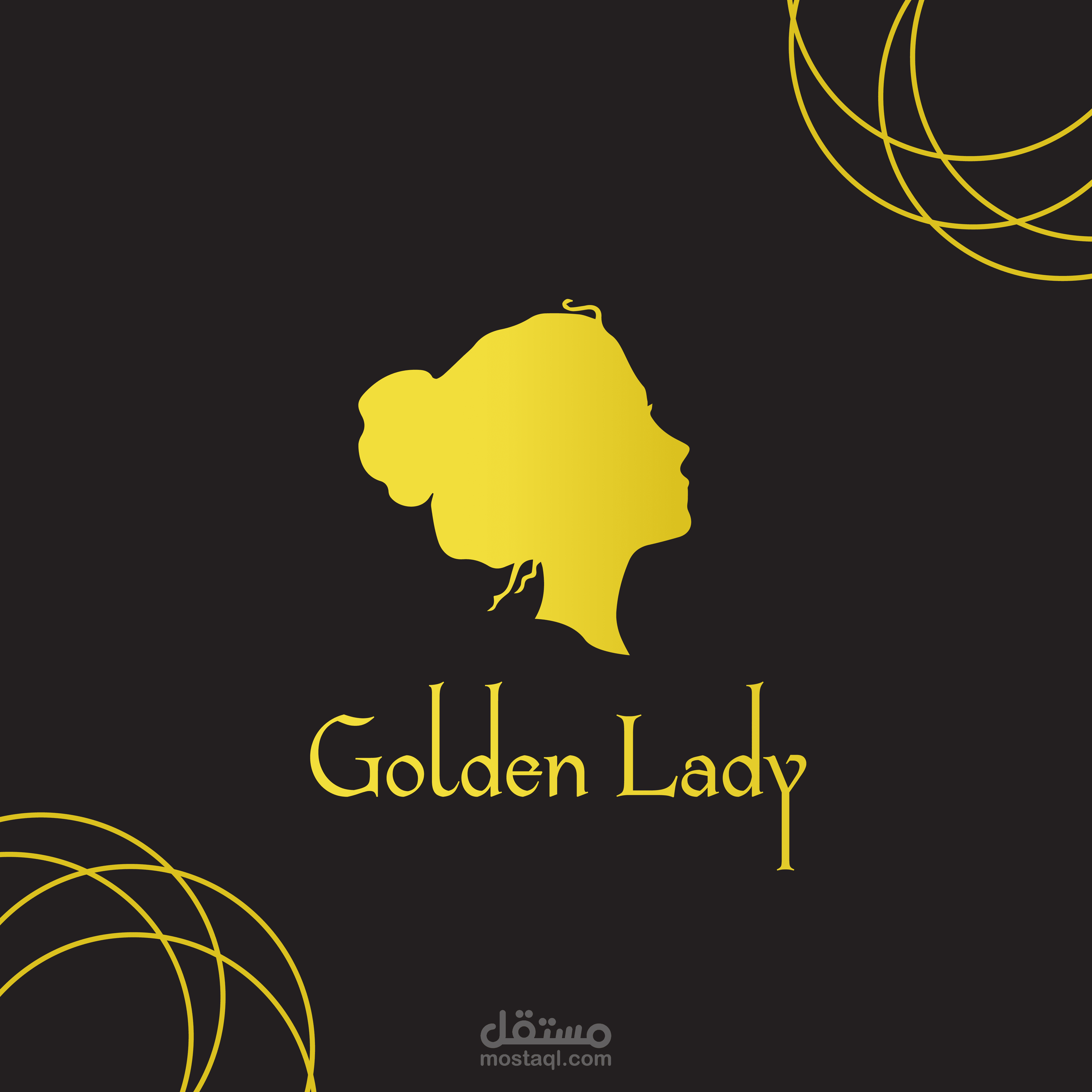 شعار وهوية golden lady