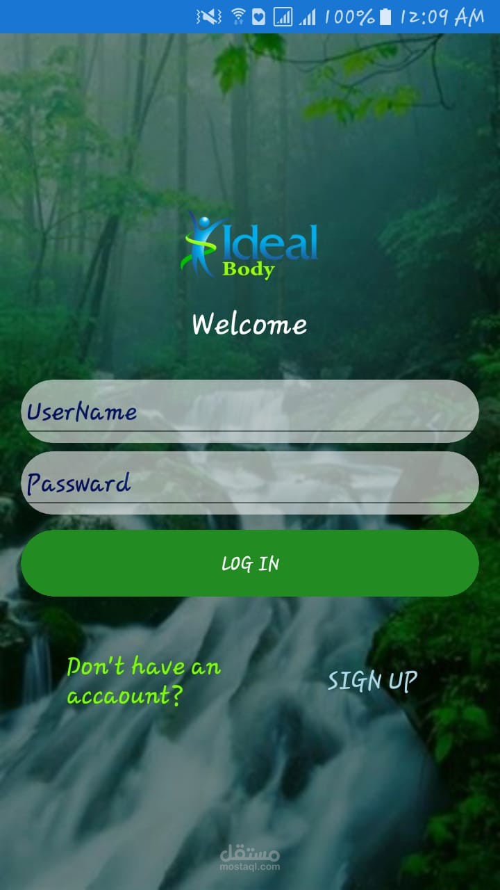 تطبيق Ideal body