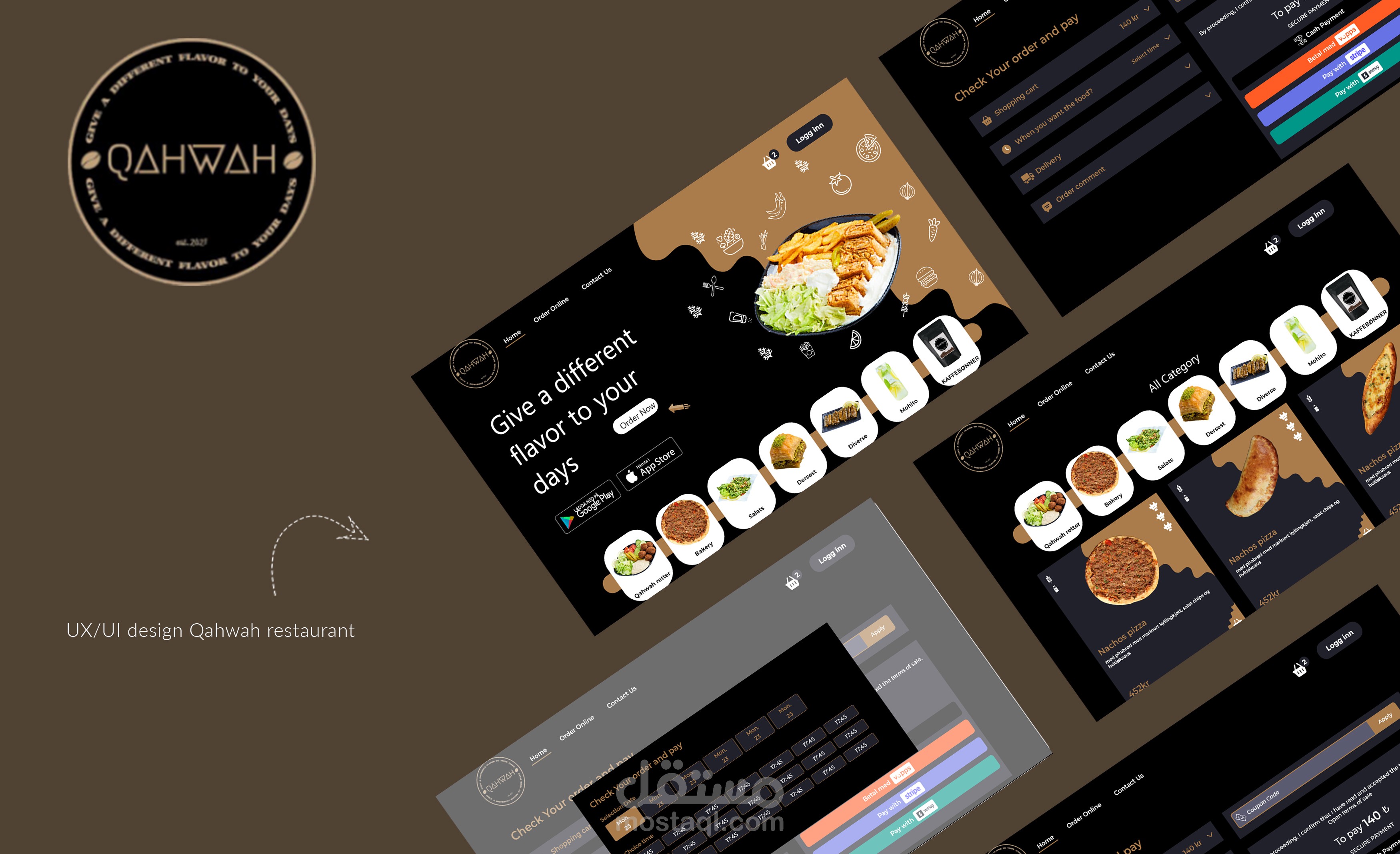 Qahwah Restaurant Design