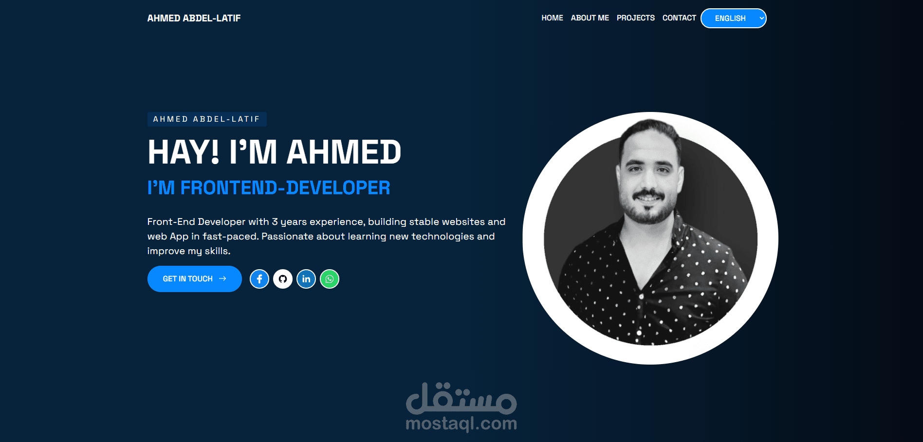 ملفي الشخصي ومعرض اعمالي
