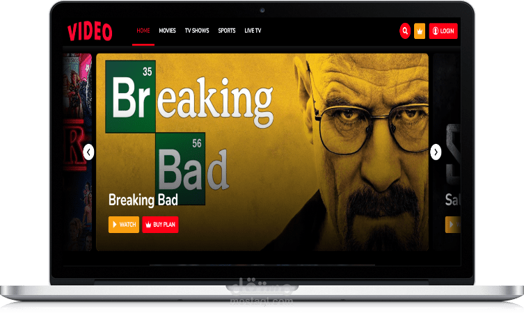 موقع لعرض المسلسلات والأفلام لارافيل  Video Streaming Portal