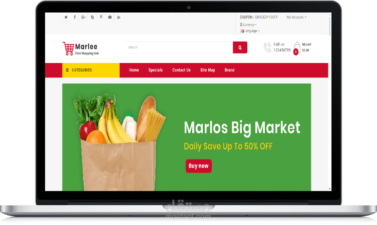 متجر إلكتروني متكامل أوبن كارت OpenCart