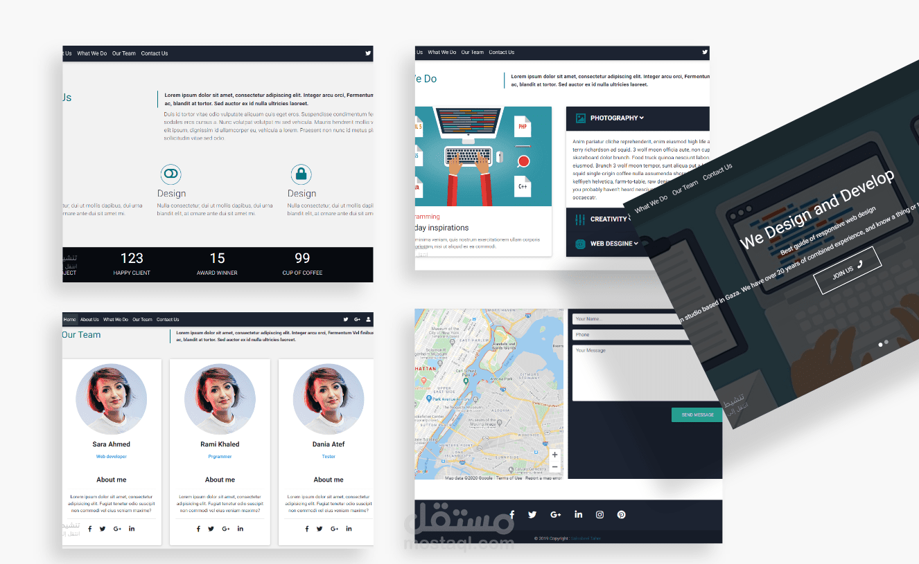 Web design and Develop