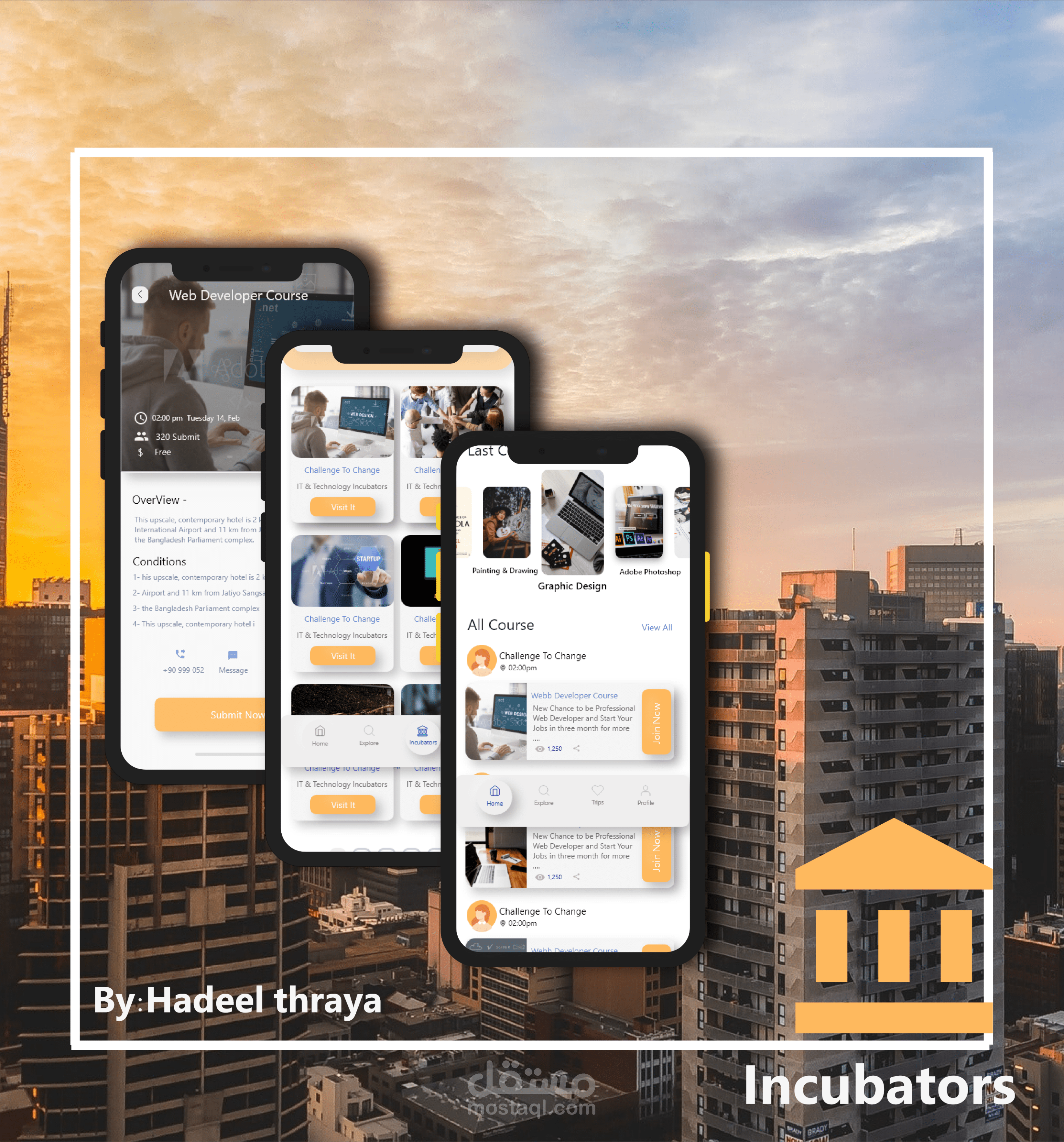 UX/UI for Incubator APP