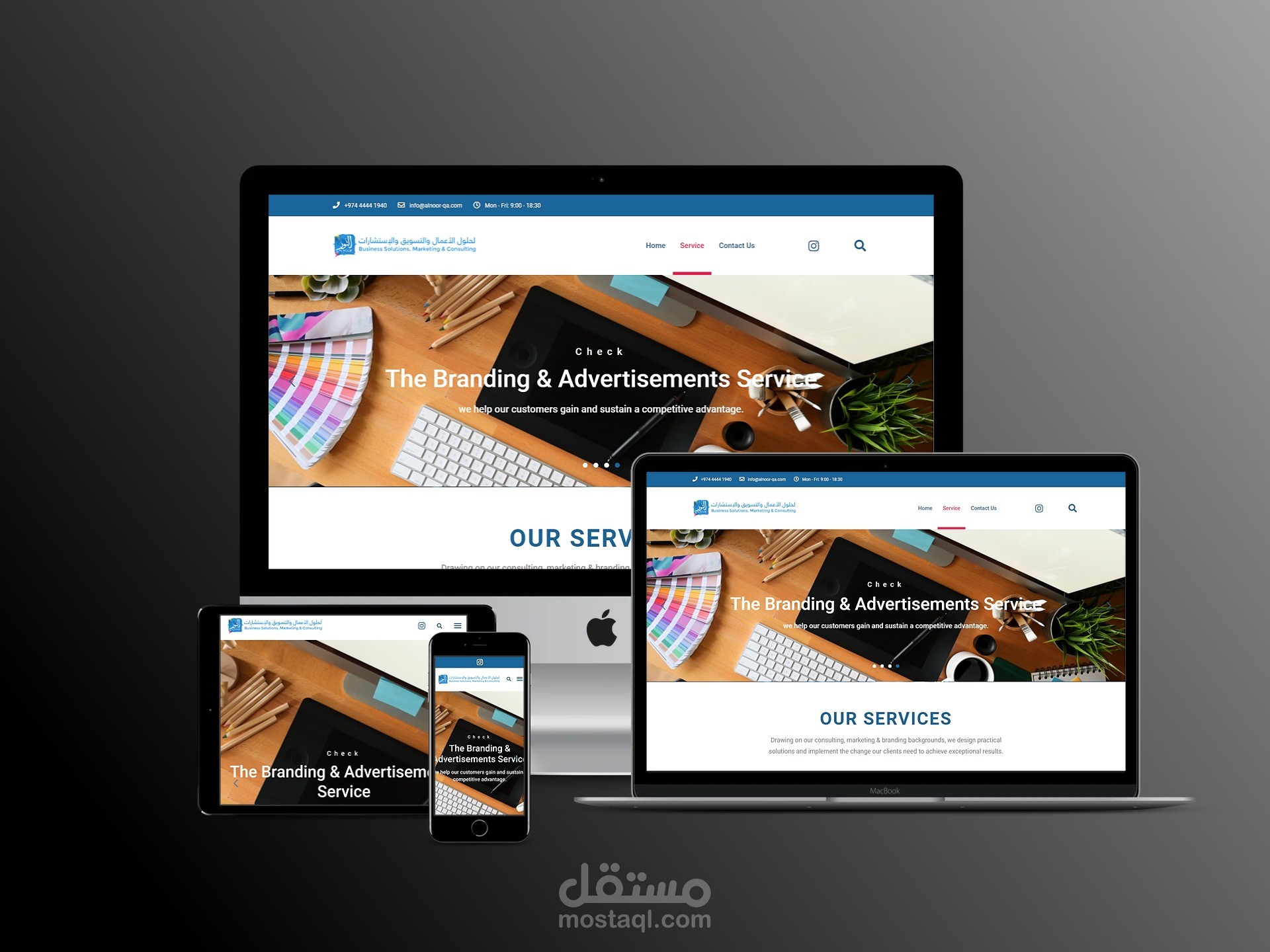 Al-Nour's introductory website