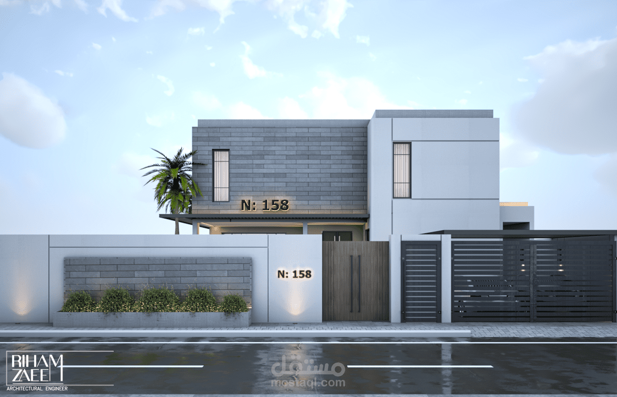 تصميم فيلا مودرن