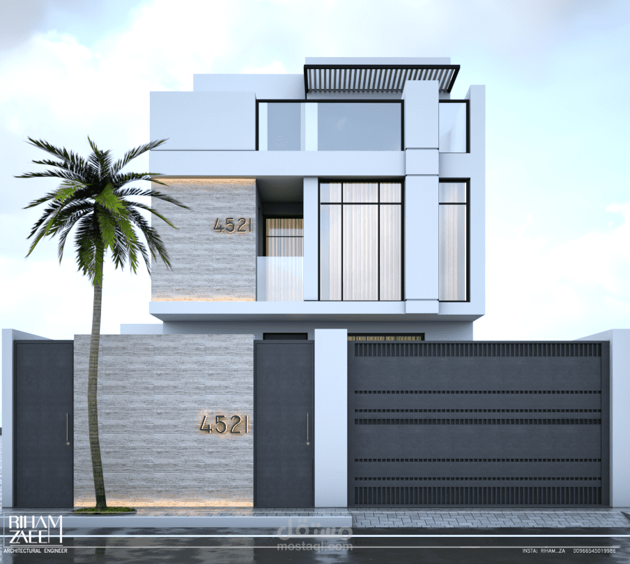 تصميم فيلا مودرن