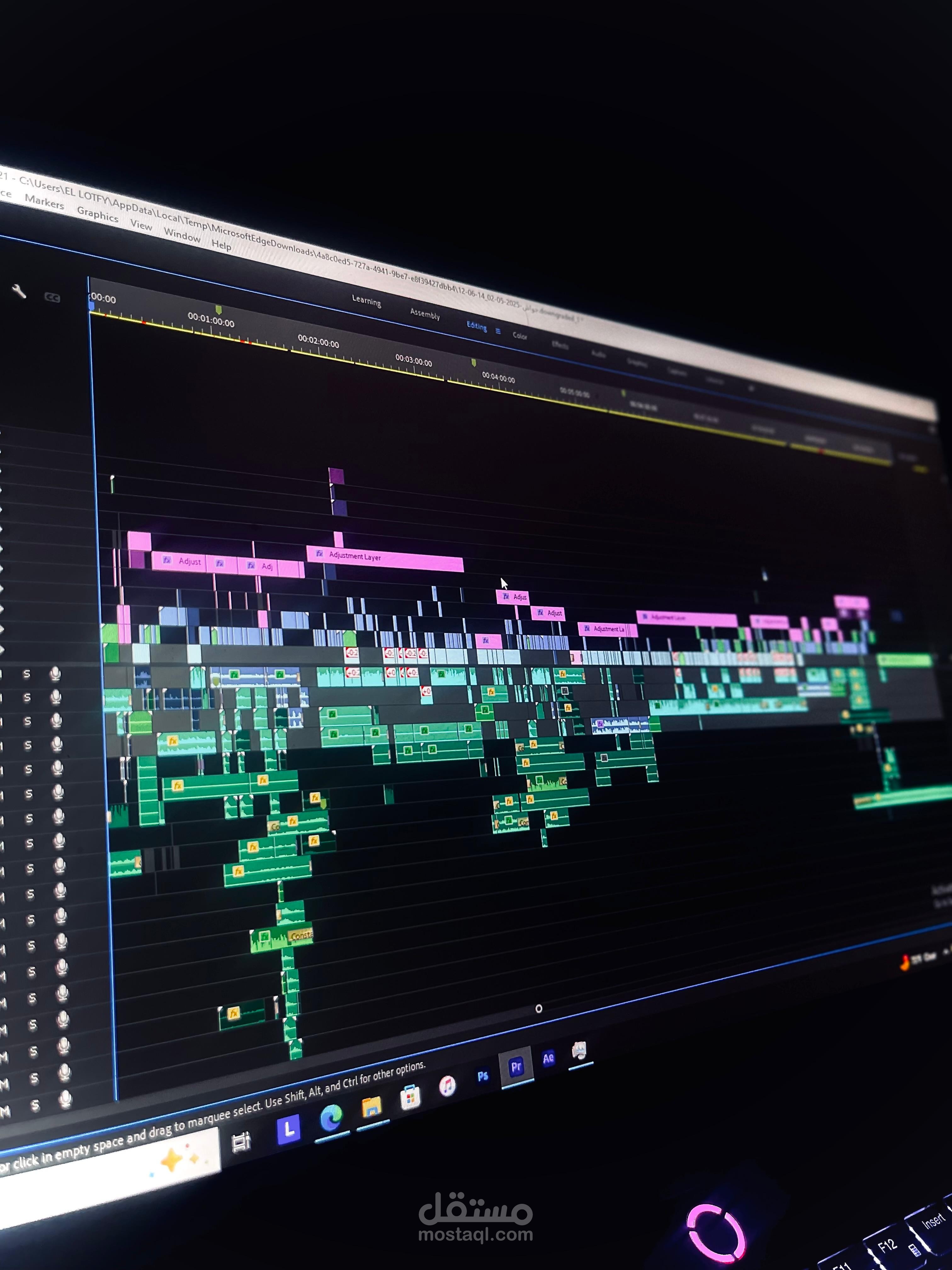تنفيذ مونتاج إعلانات وبروموهات باحترافية سينمائية