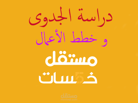 شرح مبسط حول دراسة الجدوى و خطة العمل التي نقدمها لكم