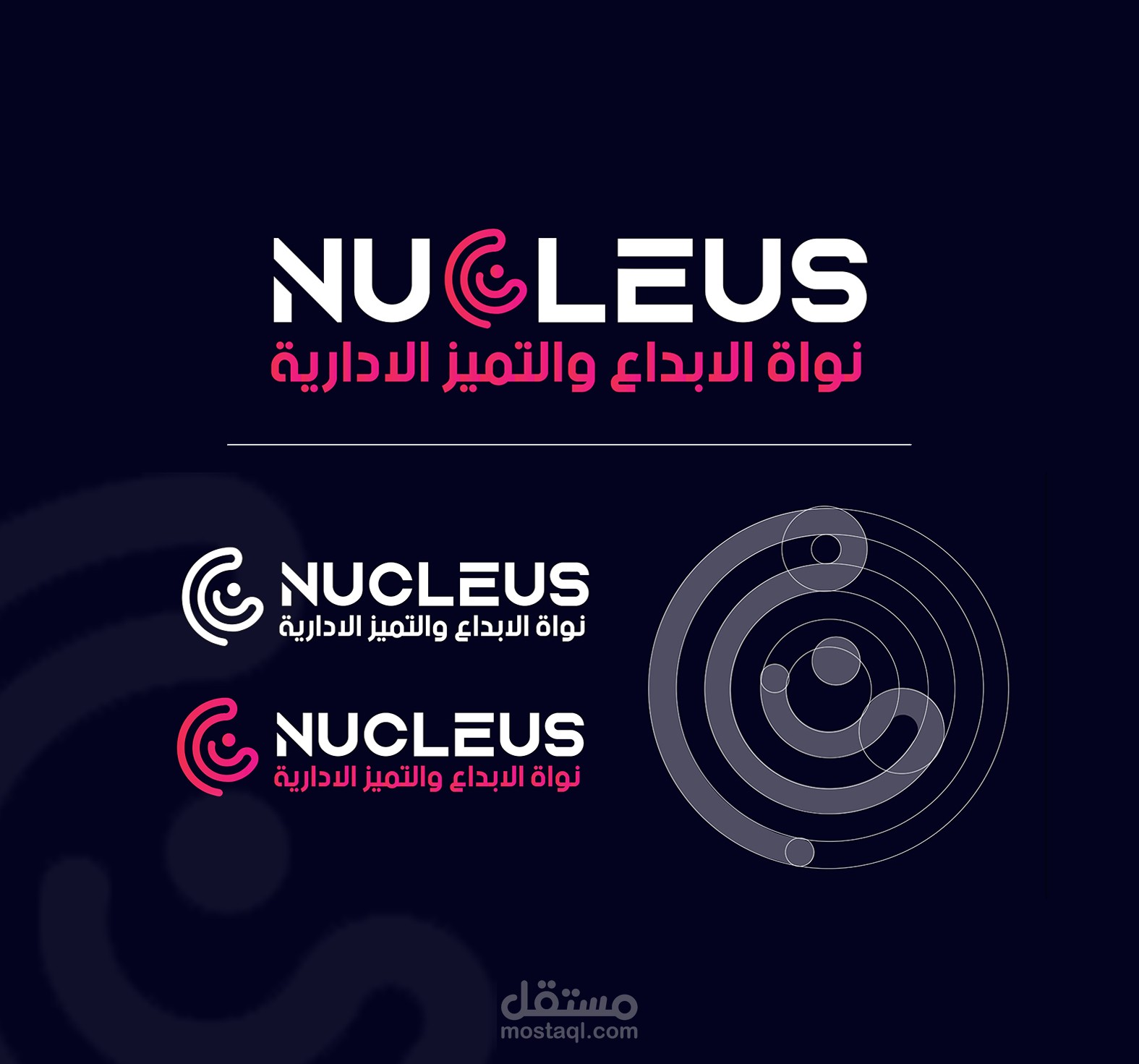 شعار لمؤسسة نواة بالسعودية