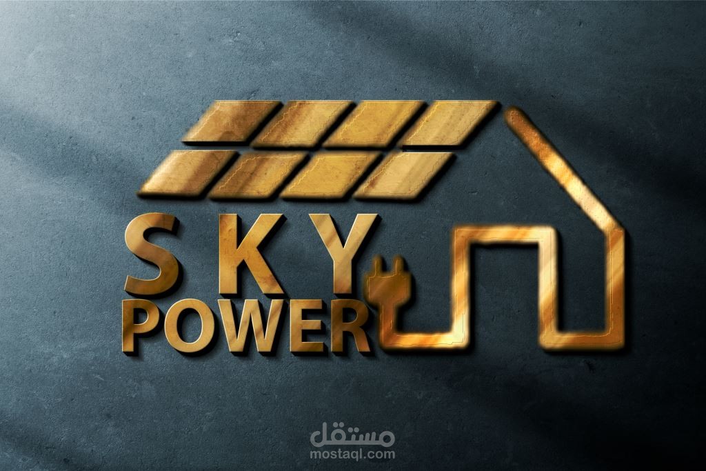 تصميم شعار لشركة سكاي بور