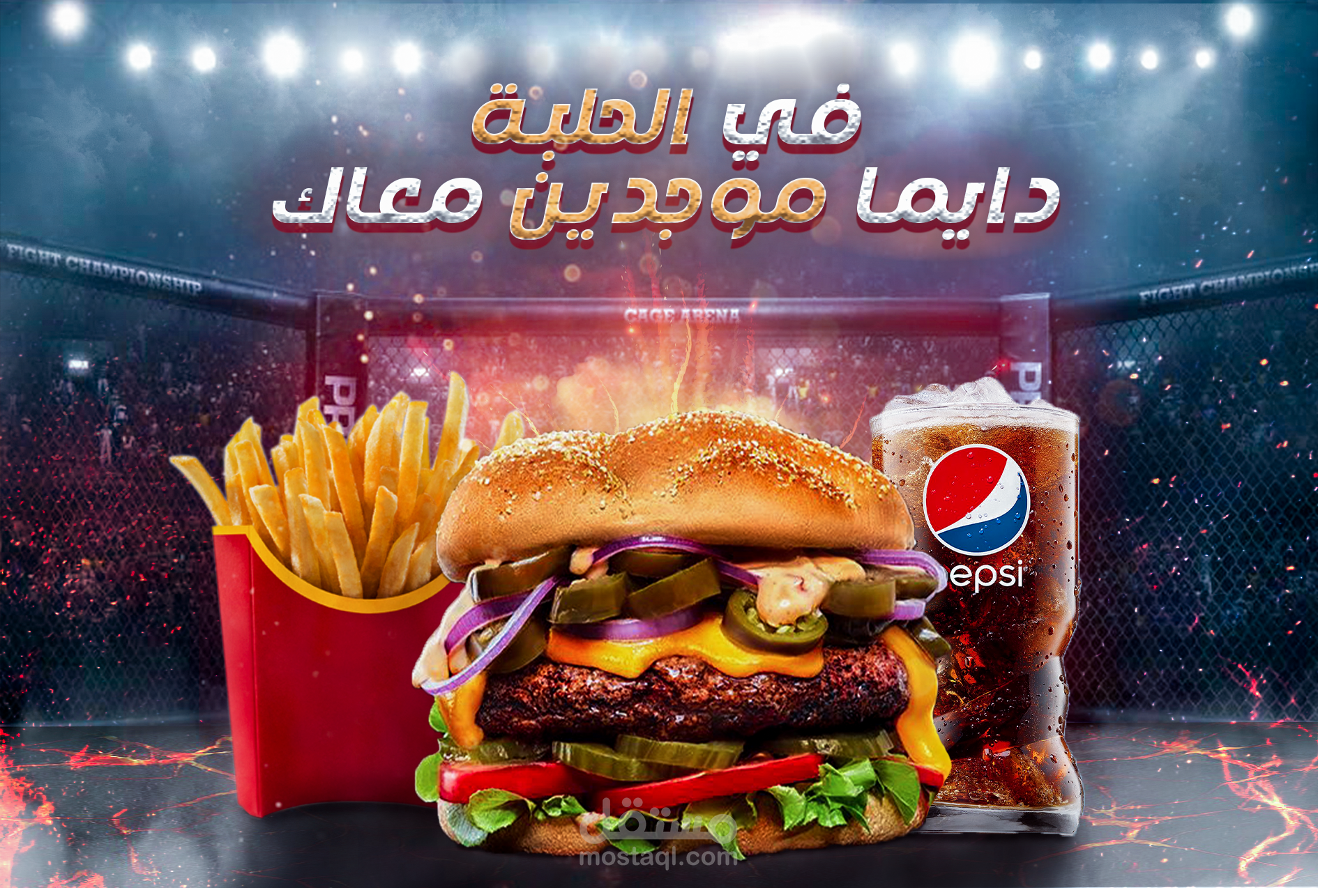 بوستر لمطعم برجر #2
