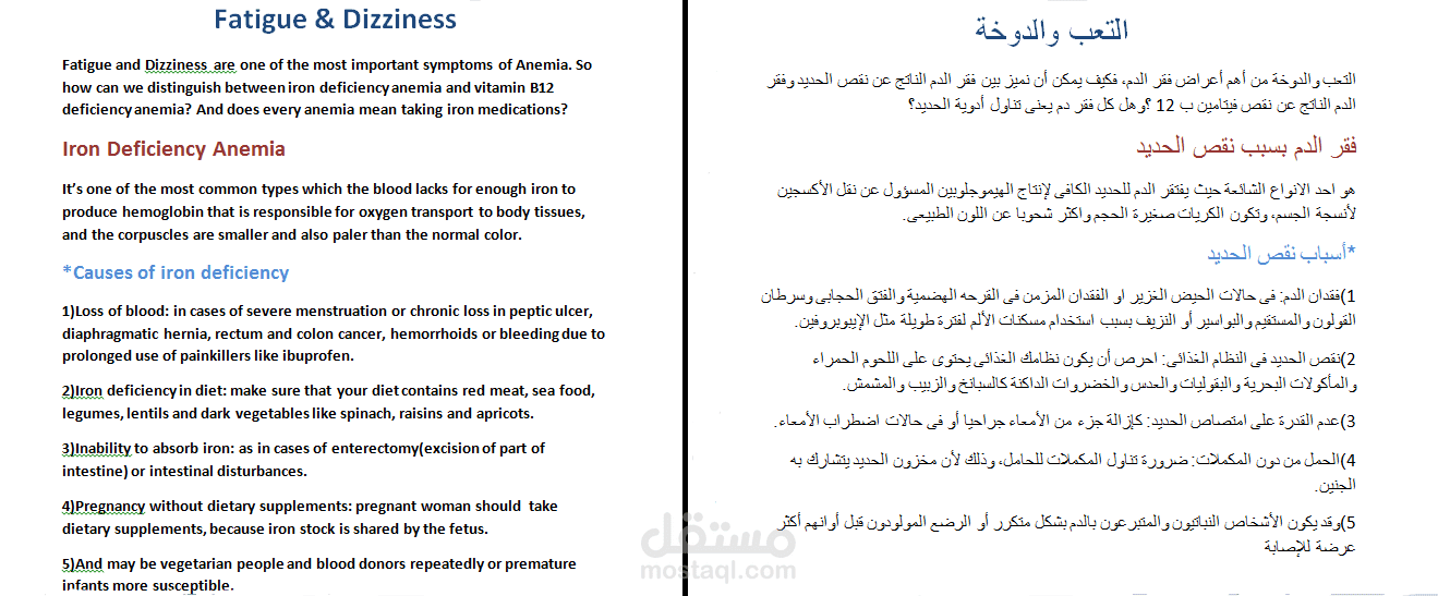 نموذج لترجمتى