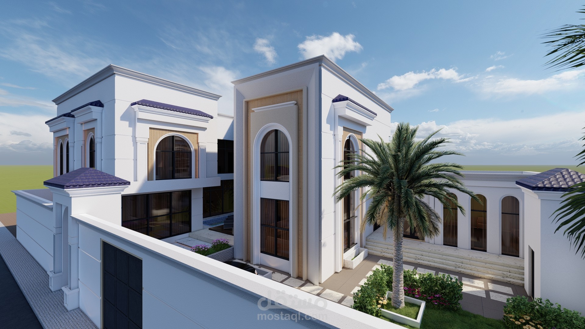 تصميم فيلا كلاسيك