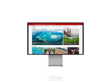 إعادة تصميم  موقع أخبار