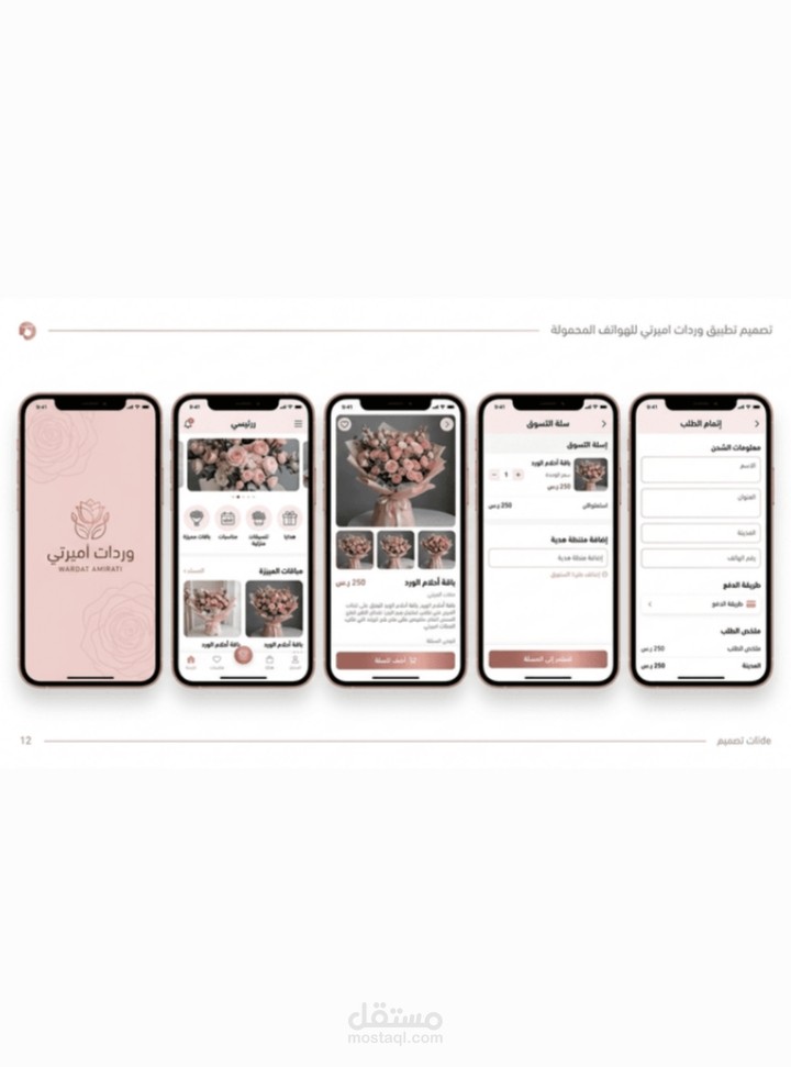 متجر ورود متكامل (نظام إلكتروني احترافي لإدارة وبيع الورود والهدايا)