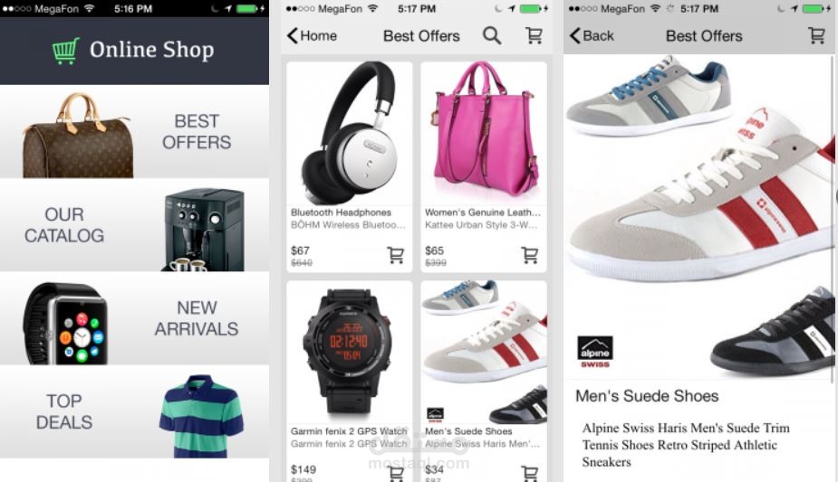 تصميم وبرمجة تطبيق تجاره الكترونيه لمجموعه محلات السيوفى