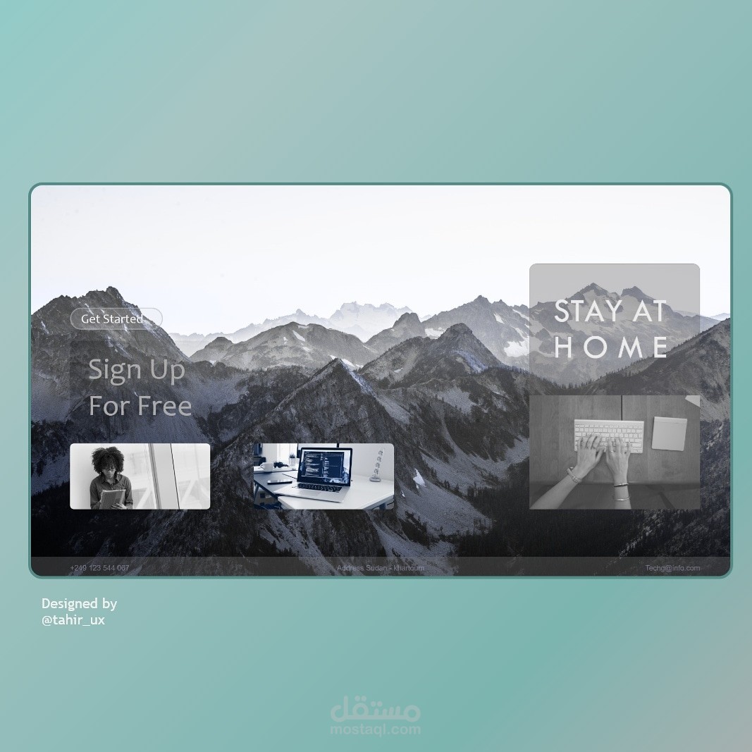 تصميم واجهات للويب سايت