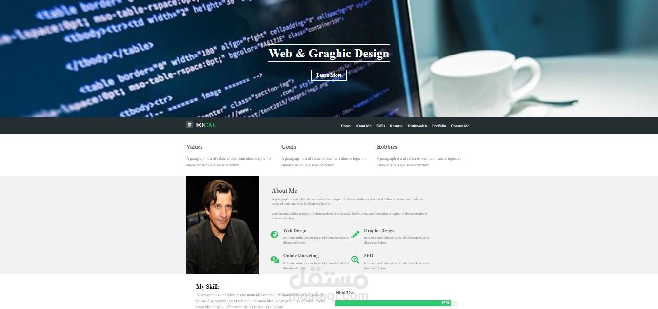 Creating A Website From Preview Html, Css Lv1