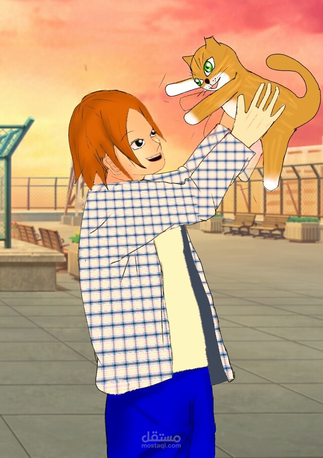 قطتي الجميلة