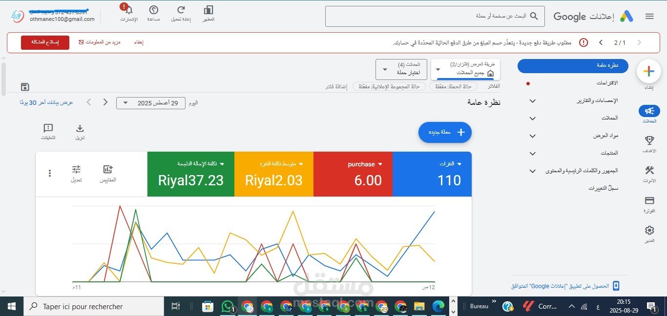 أداء ونتائج قوية Google Ads