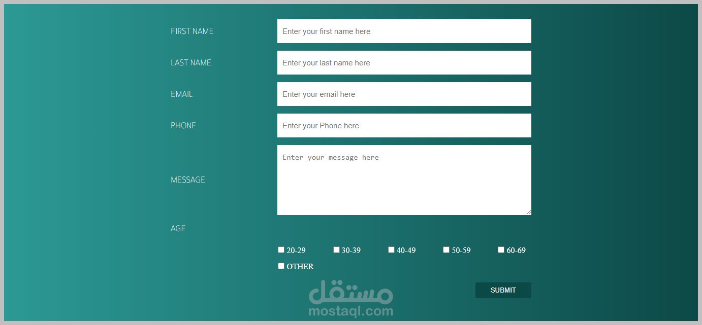 Register form