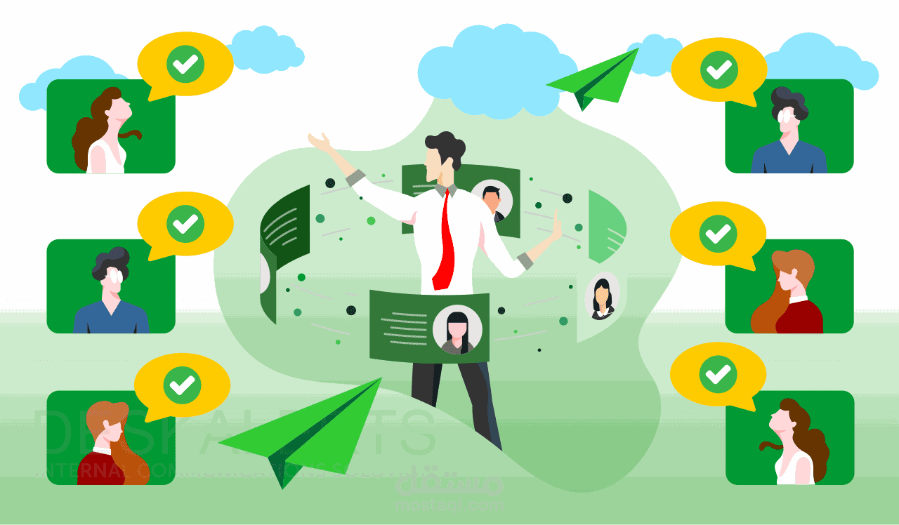 خطة إستراتيجية لتحسين الإتصالات الداخلية " لمستشفى النجاح الوطني"