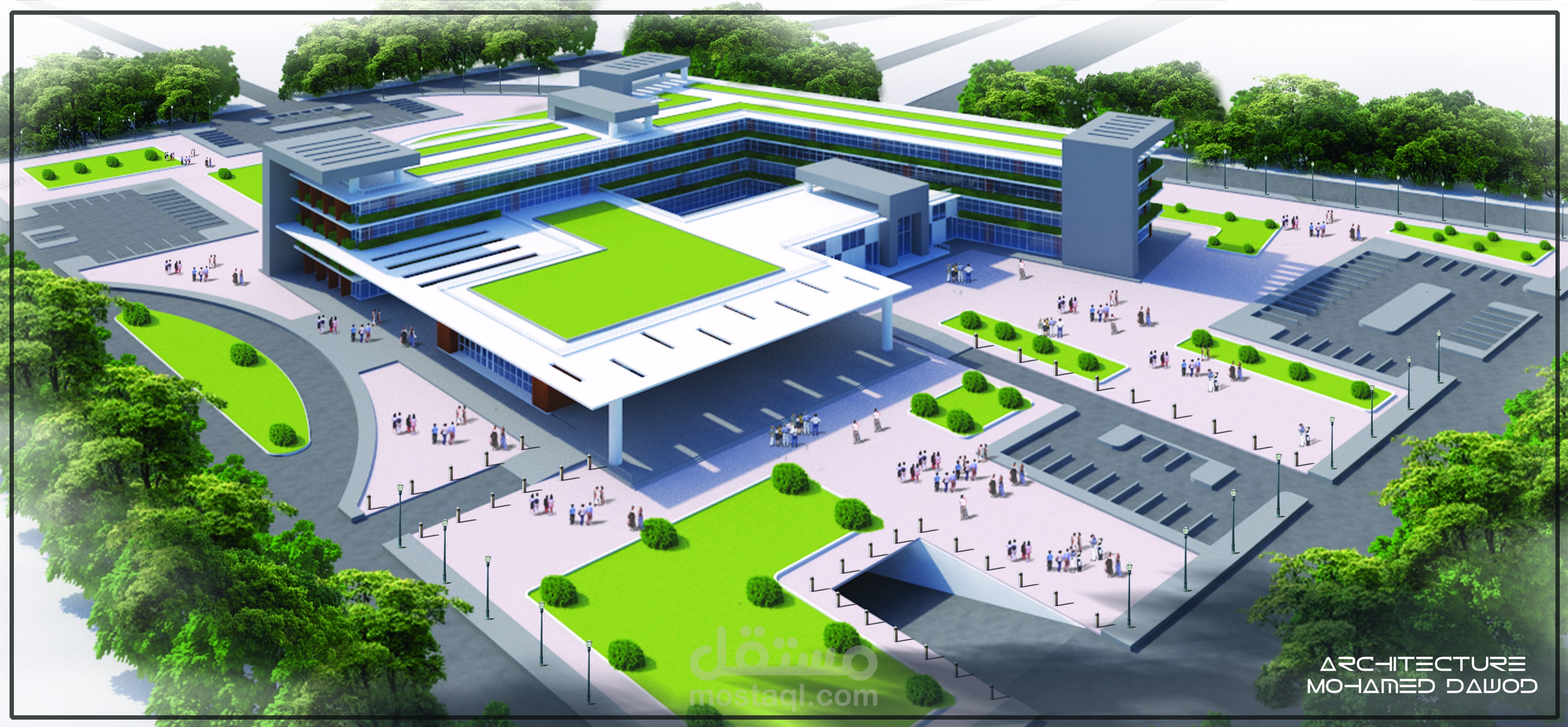 مشروع مقترح لمستشفى الكبد فى مدينة الاسماعلية ( مصر )