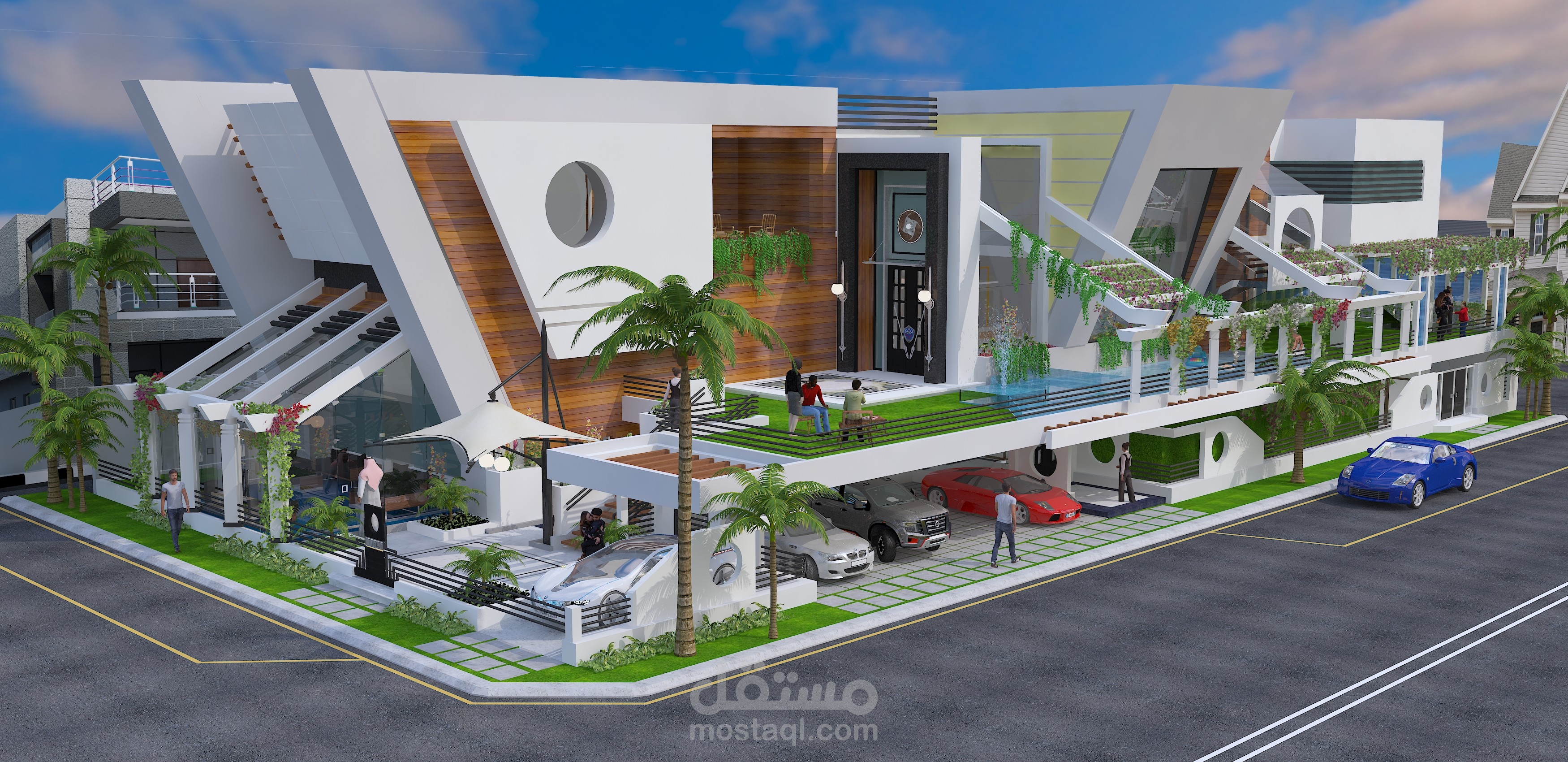 تصميم منزل خارجي