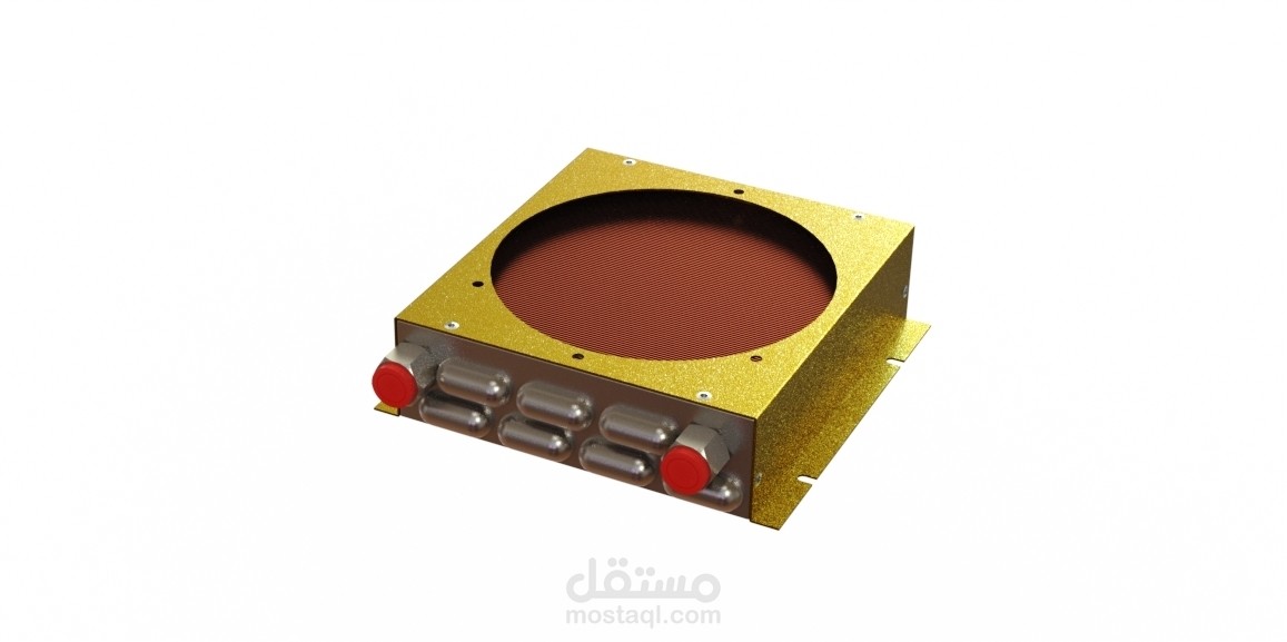 تصميم مبادل حرارى احترافى لشركة سودانية ناشئة (Heat Exchanger)