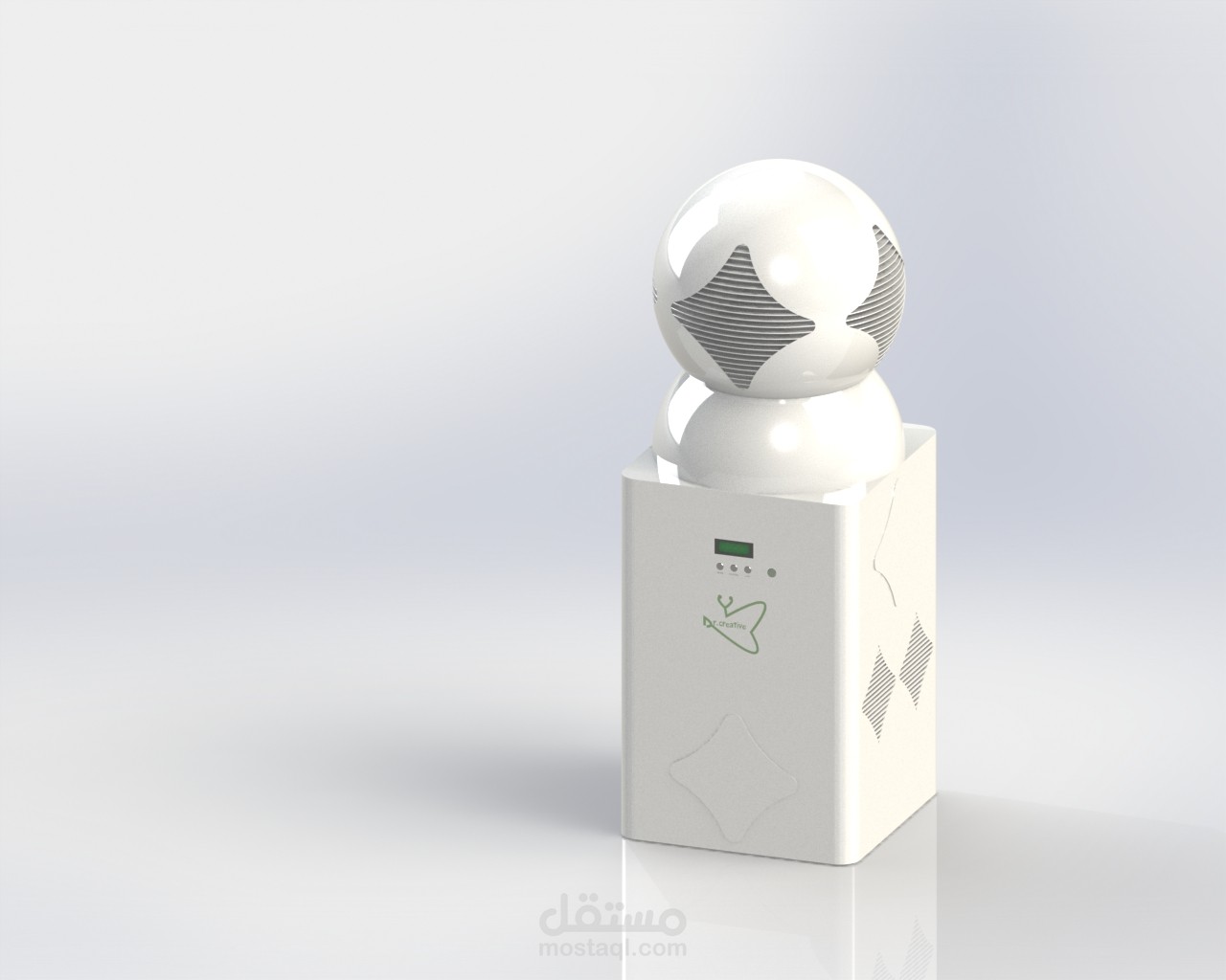 تصميم عصرى ومميز لمكيف برد (Barad Conditioner)