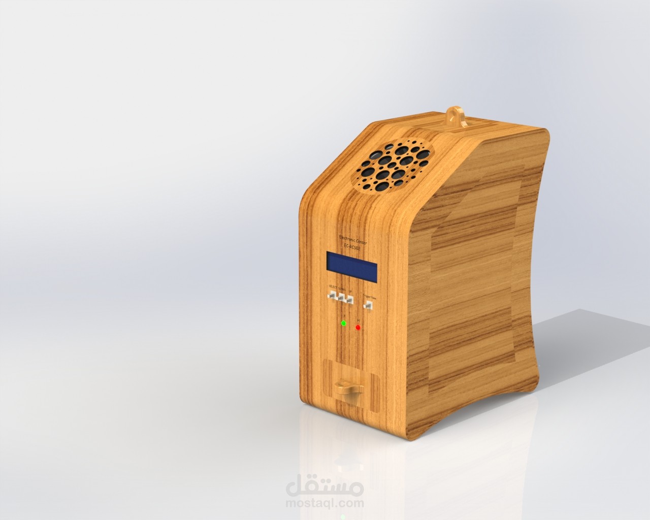 تصميم عصرى واحترافى لمبخرة ذكية (IoT Smart Cencer)