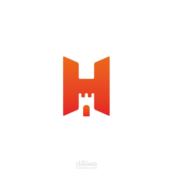 hulcastla monogram logo concept