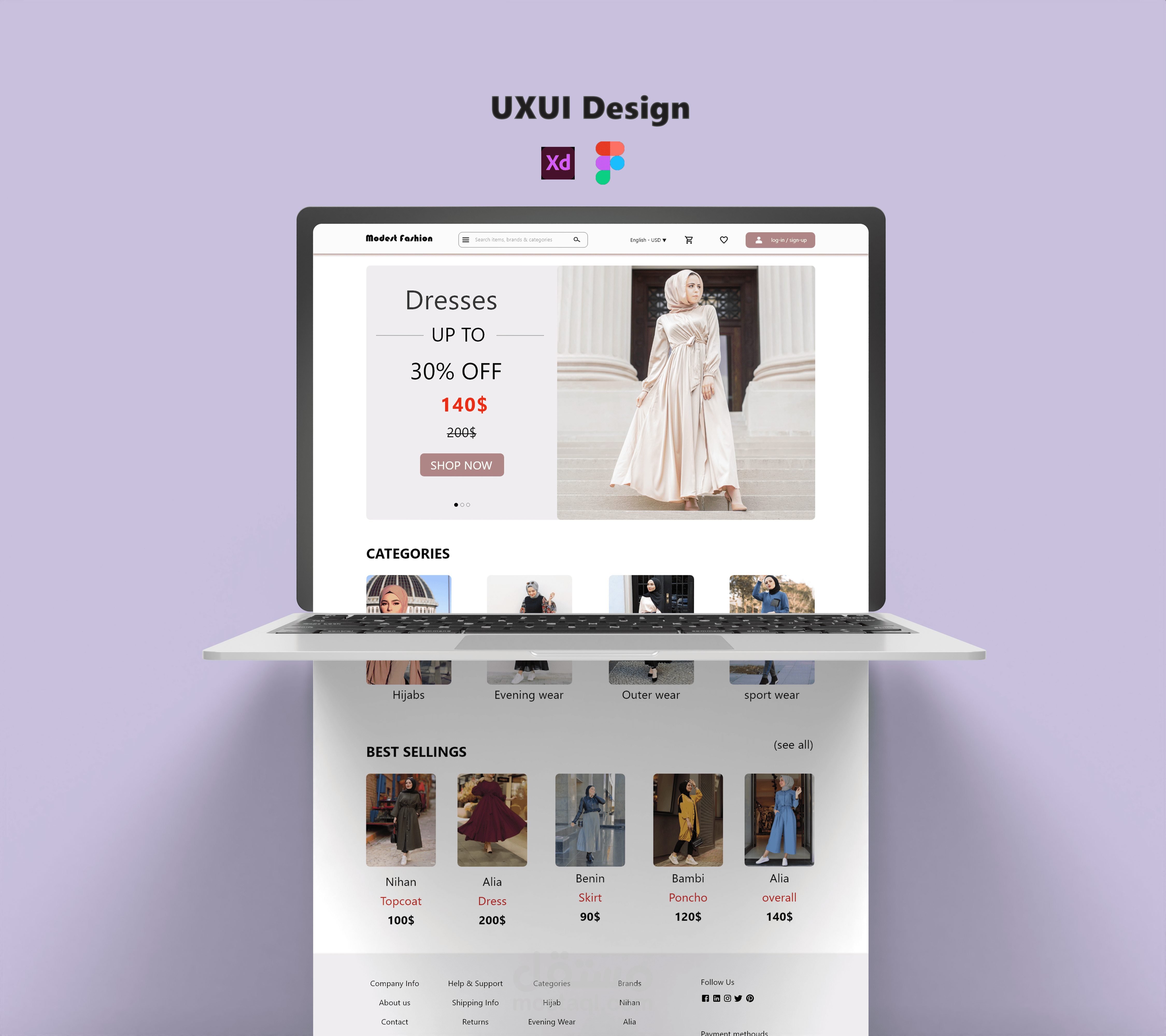 Modest Fashion | e-commerce website