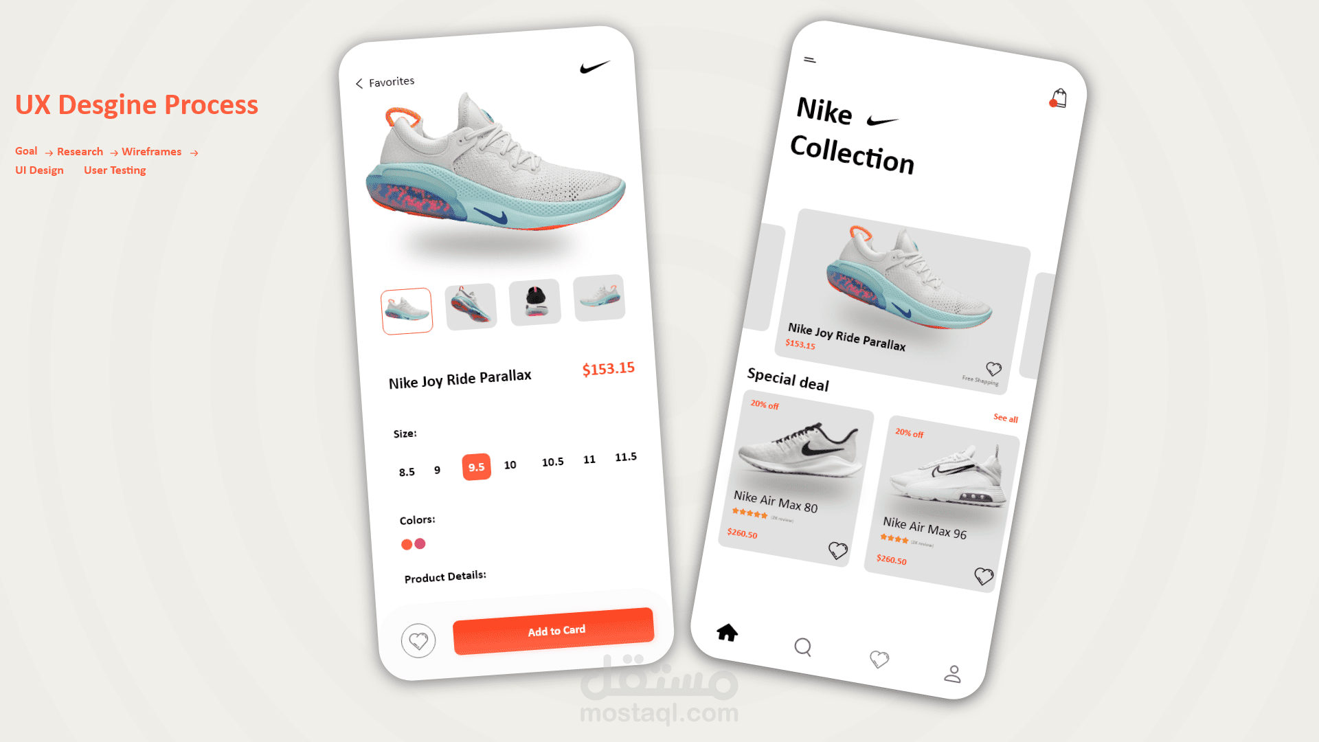 UX/UI Mobile Application