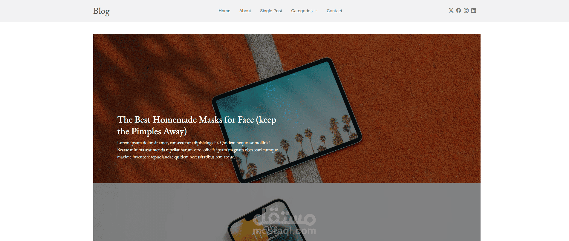 "تصميم واجهة موقع ويب احترافية باستخدام HTML - CSS - Bootstrap - JavaScript