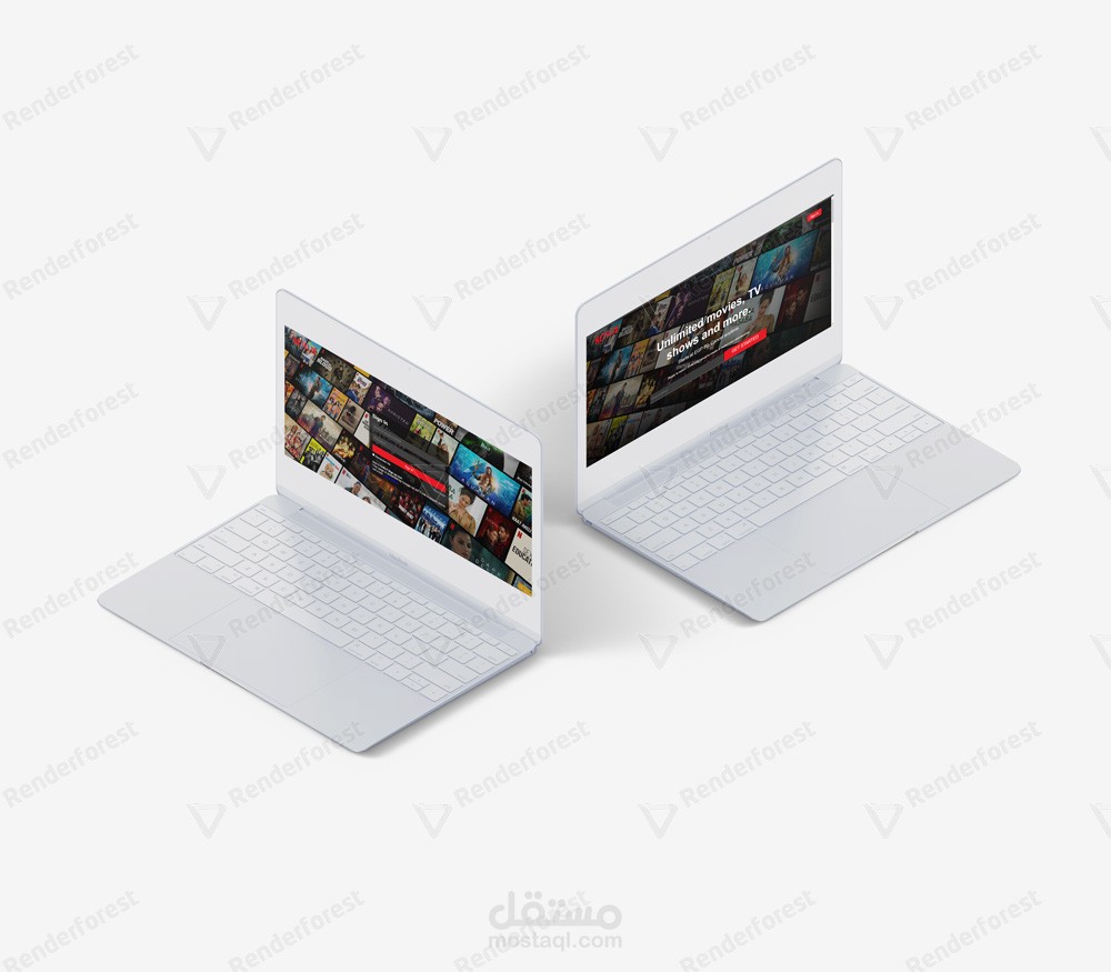 Netflix Clone - واجهة هبوط جذابة باستخدام HTML و CSS